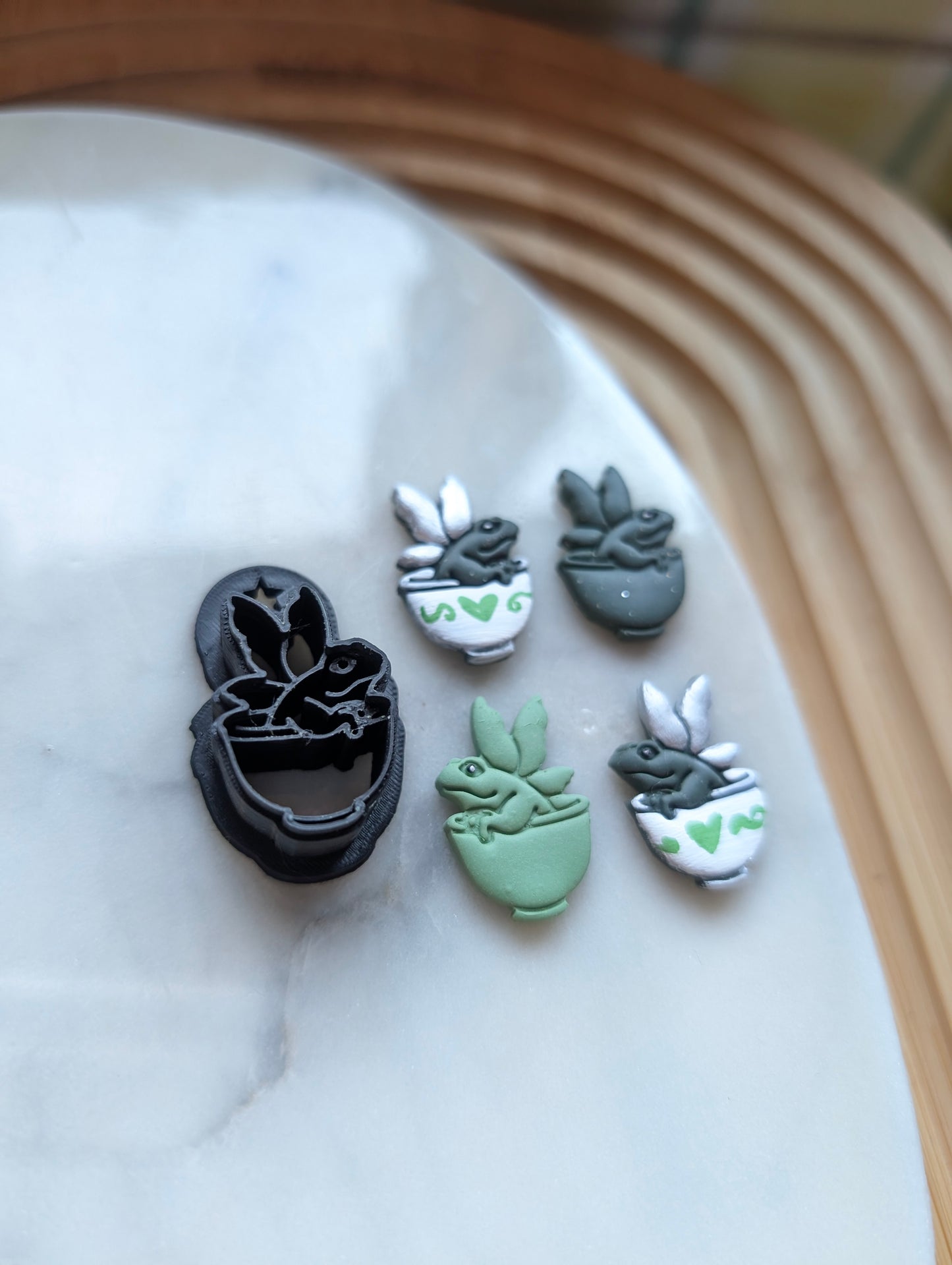 STUD Toad in a Teacup Sharp Clay Cutter
