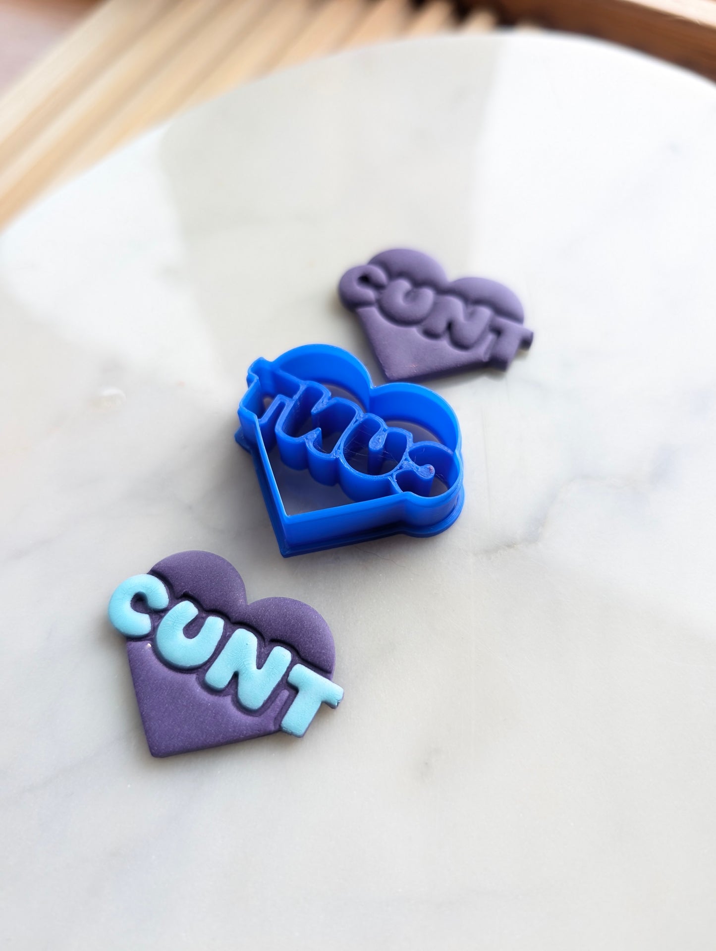 Cunt Heart Sharp Clay Cutter