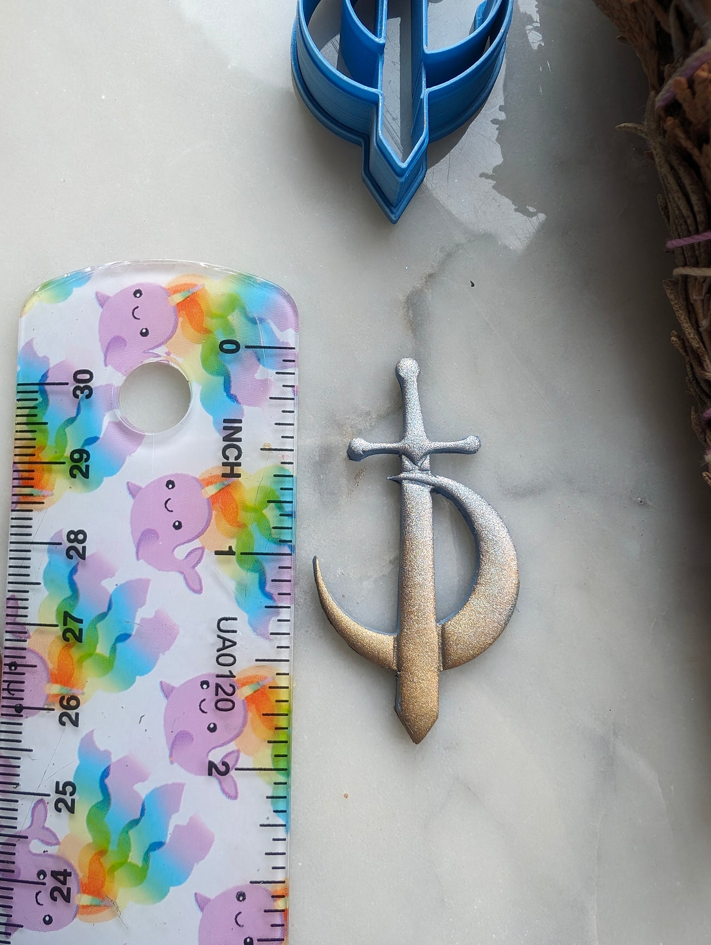 Sword and Crescent Moon Sharp Clay Cutter
