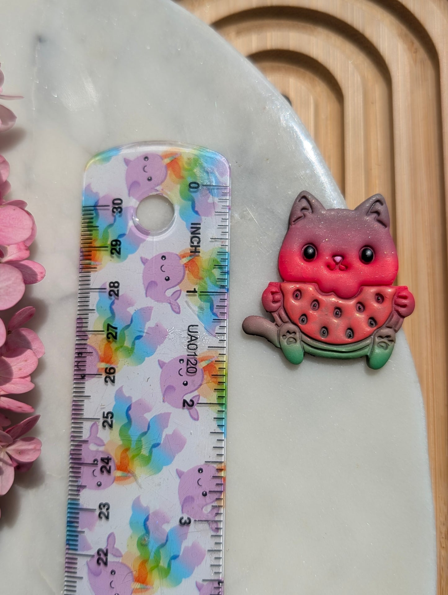 Cat Eating Watermelon Sharp Clay Cutter