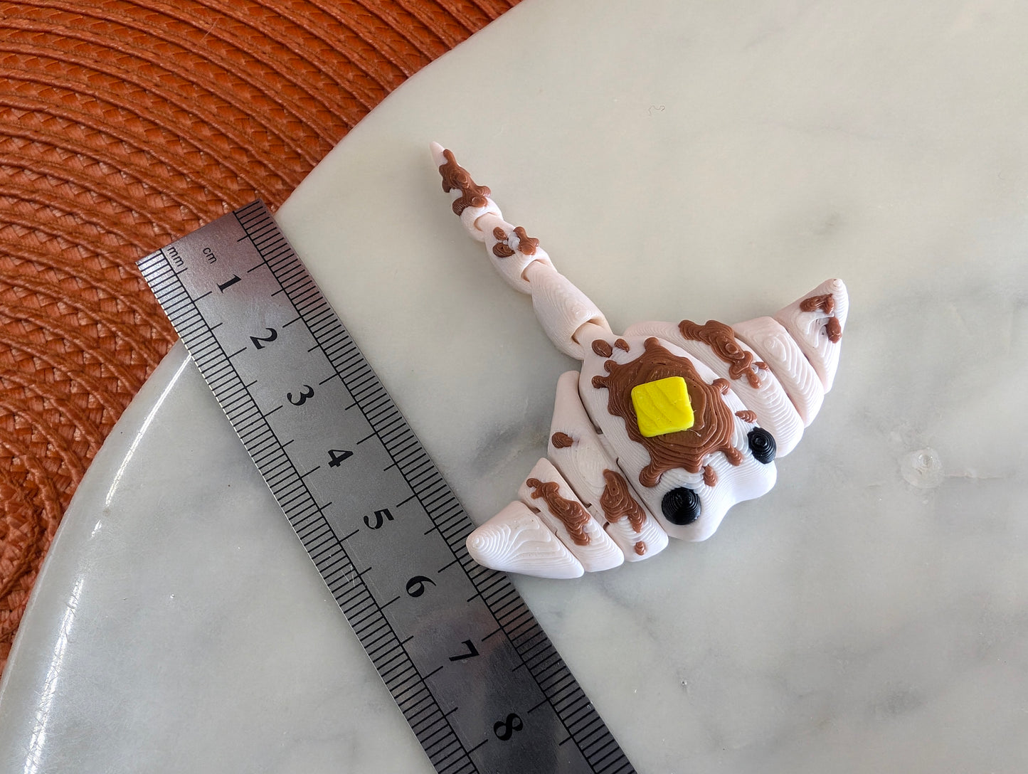 Small Sea Pancake - Breakfast Stingray - Articulated Flexi Creature
