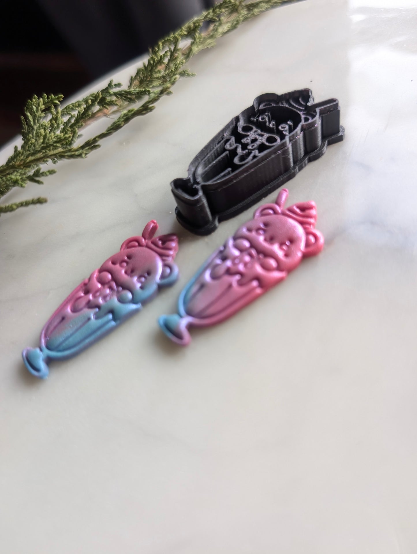 Ice Cream Float Cat Sharp Clay Cutter