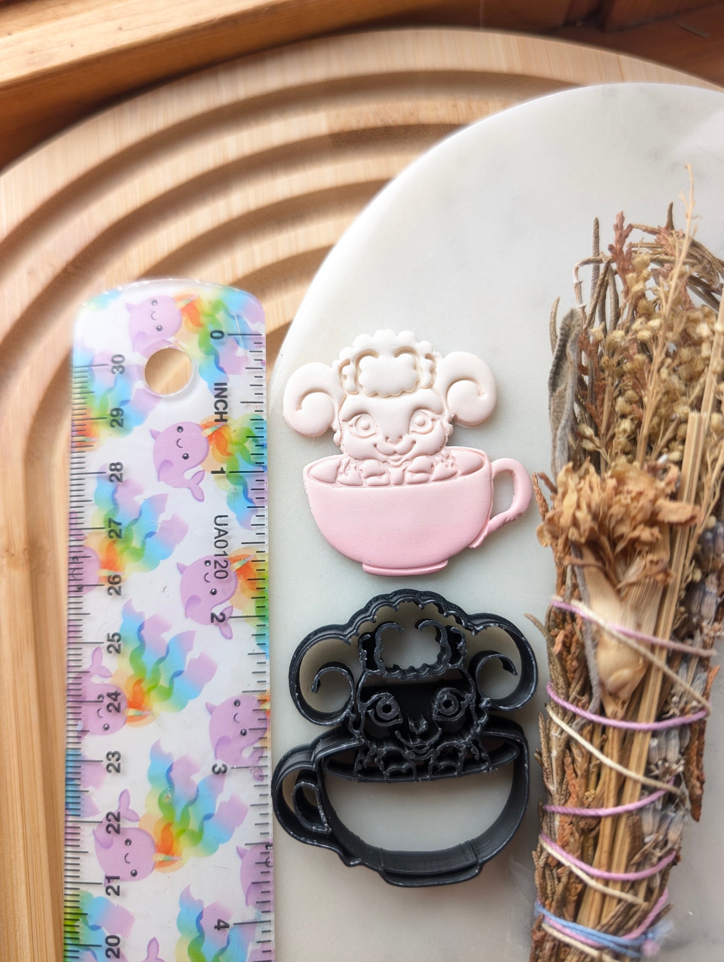 Sheep in a Teacup Sharp Clay Cutter