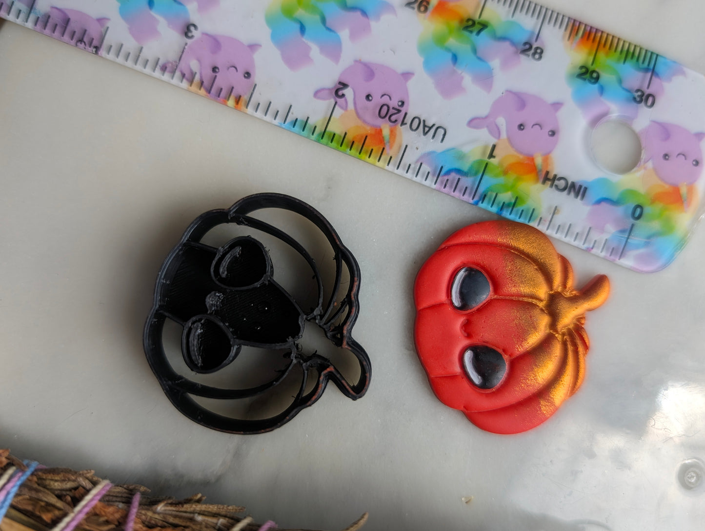 Happy Chibi Pumpkin Sharp Clay Cutter