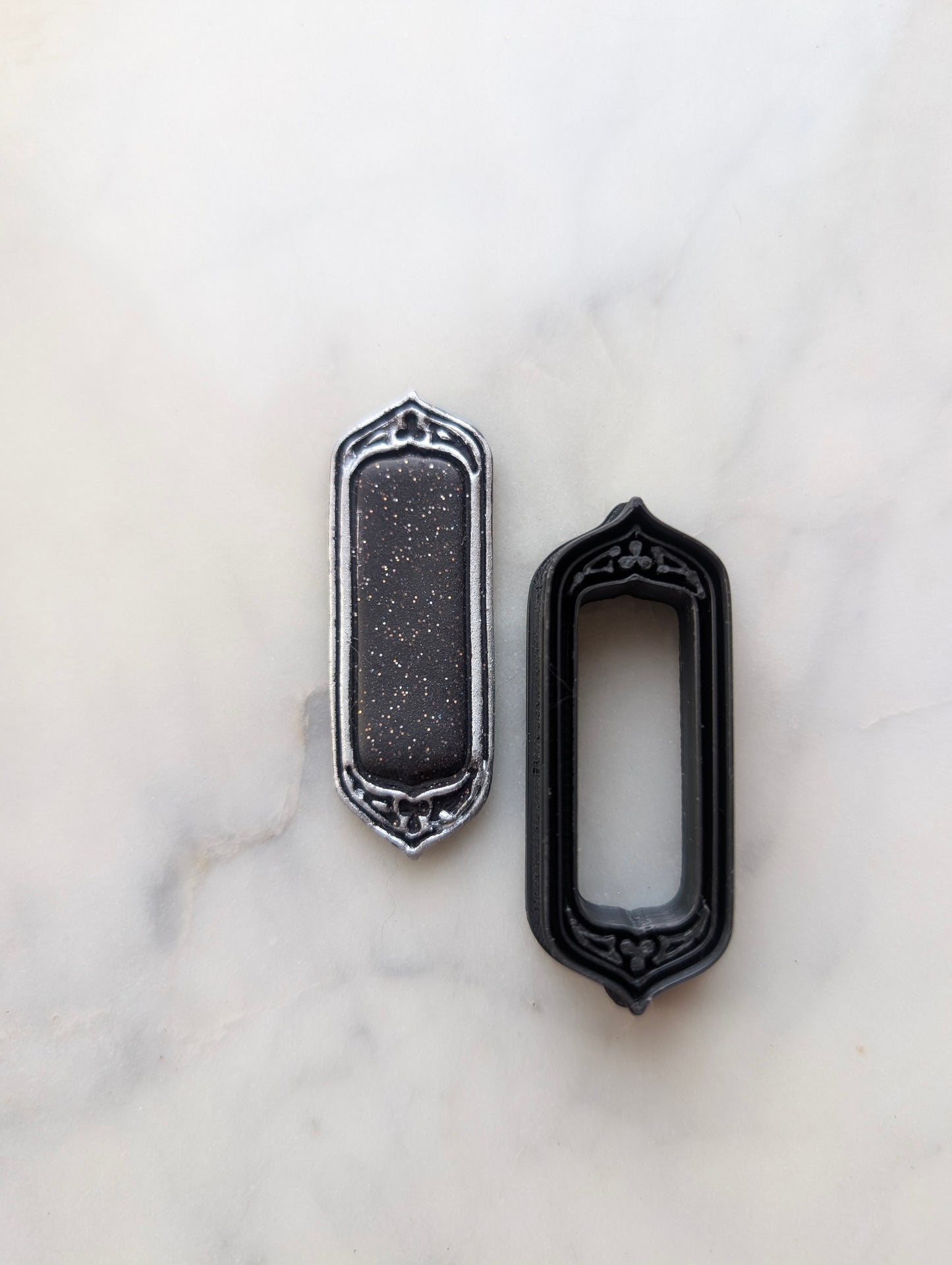 Slender Stained Glass Frame Sharp Clay Cutter