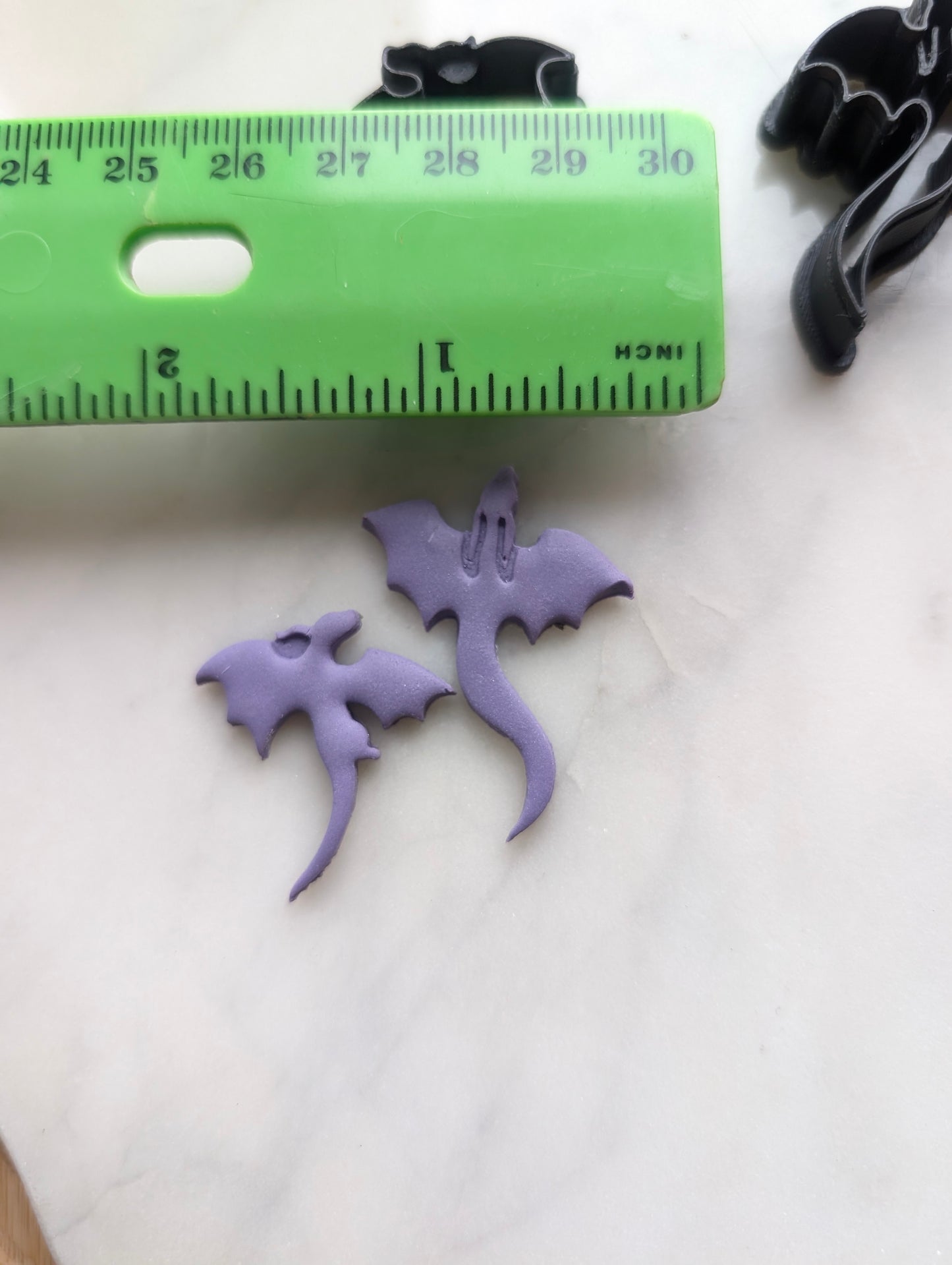 Duo Pair of Side Dragons Sharp Clay Cutter
