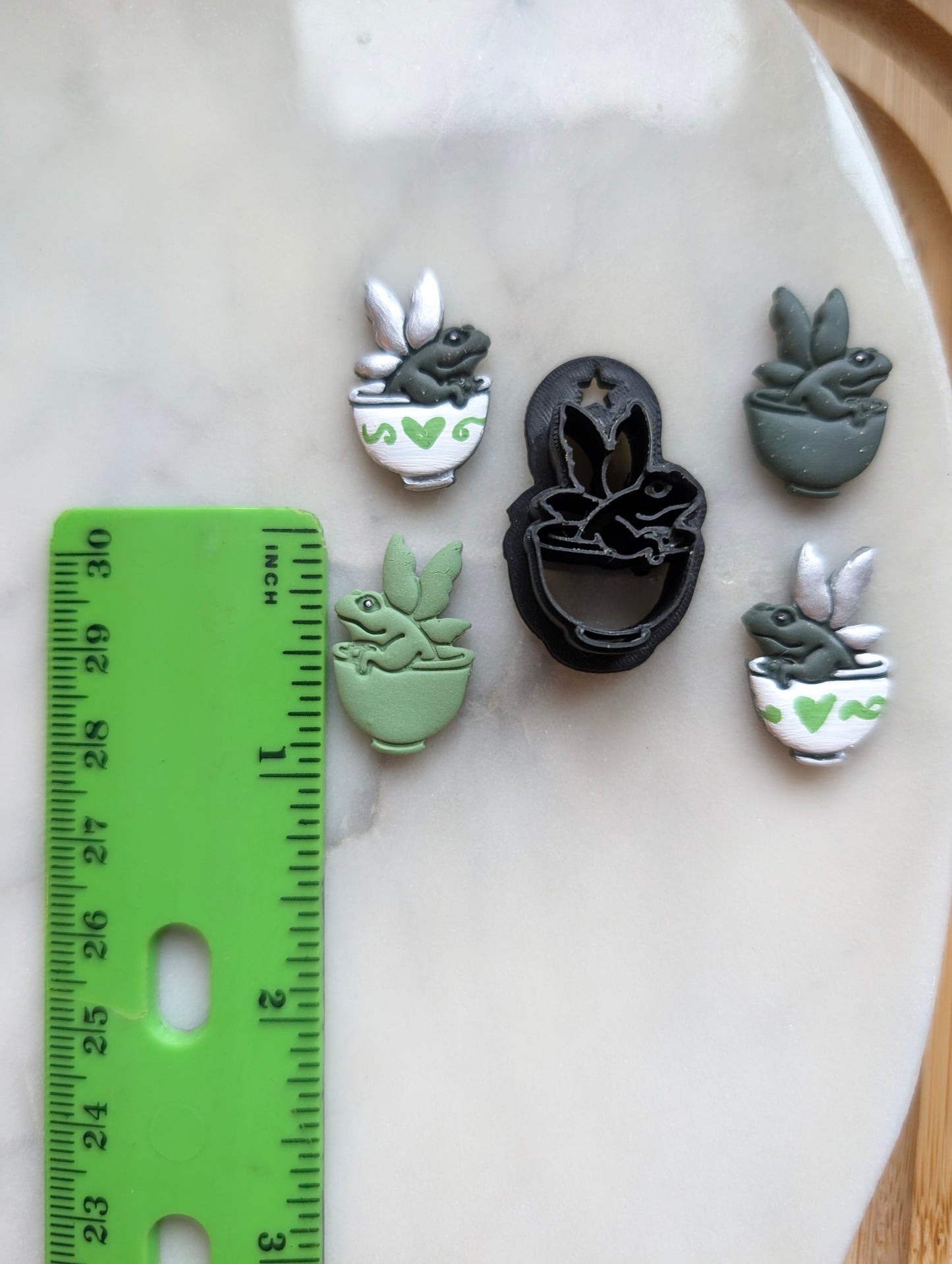 STUD Toad in a Teacup Sharp Clay Cutter