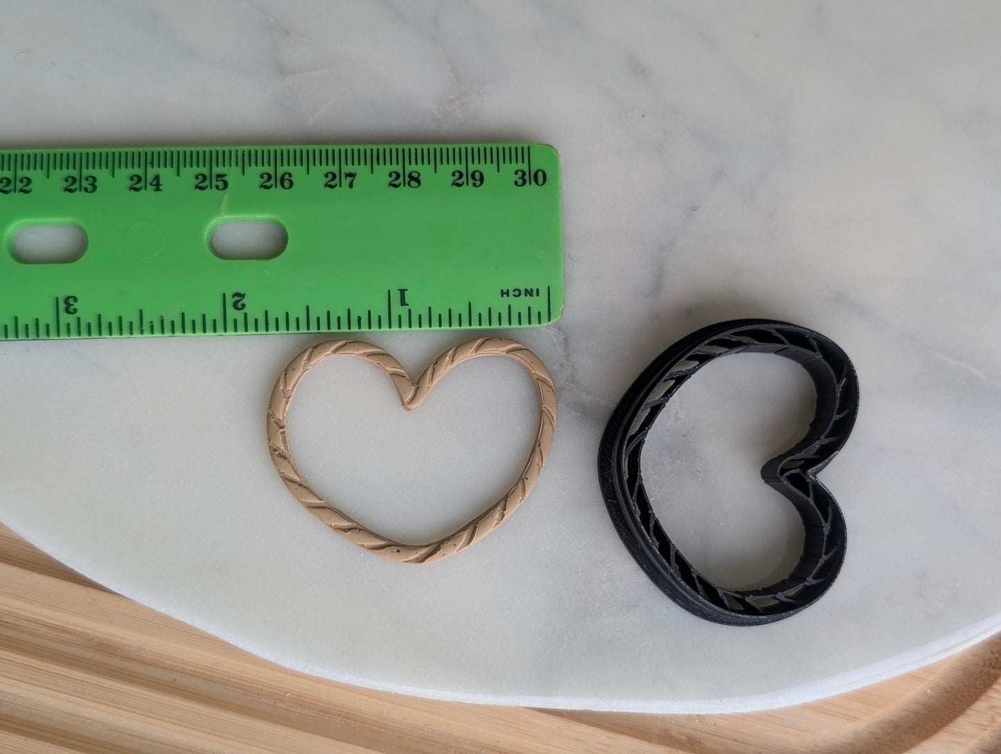 Rope Heart Sharp Clay Cutter