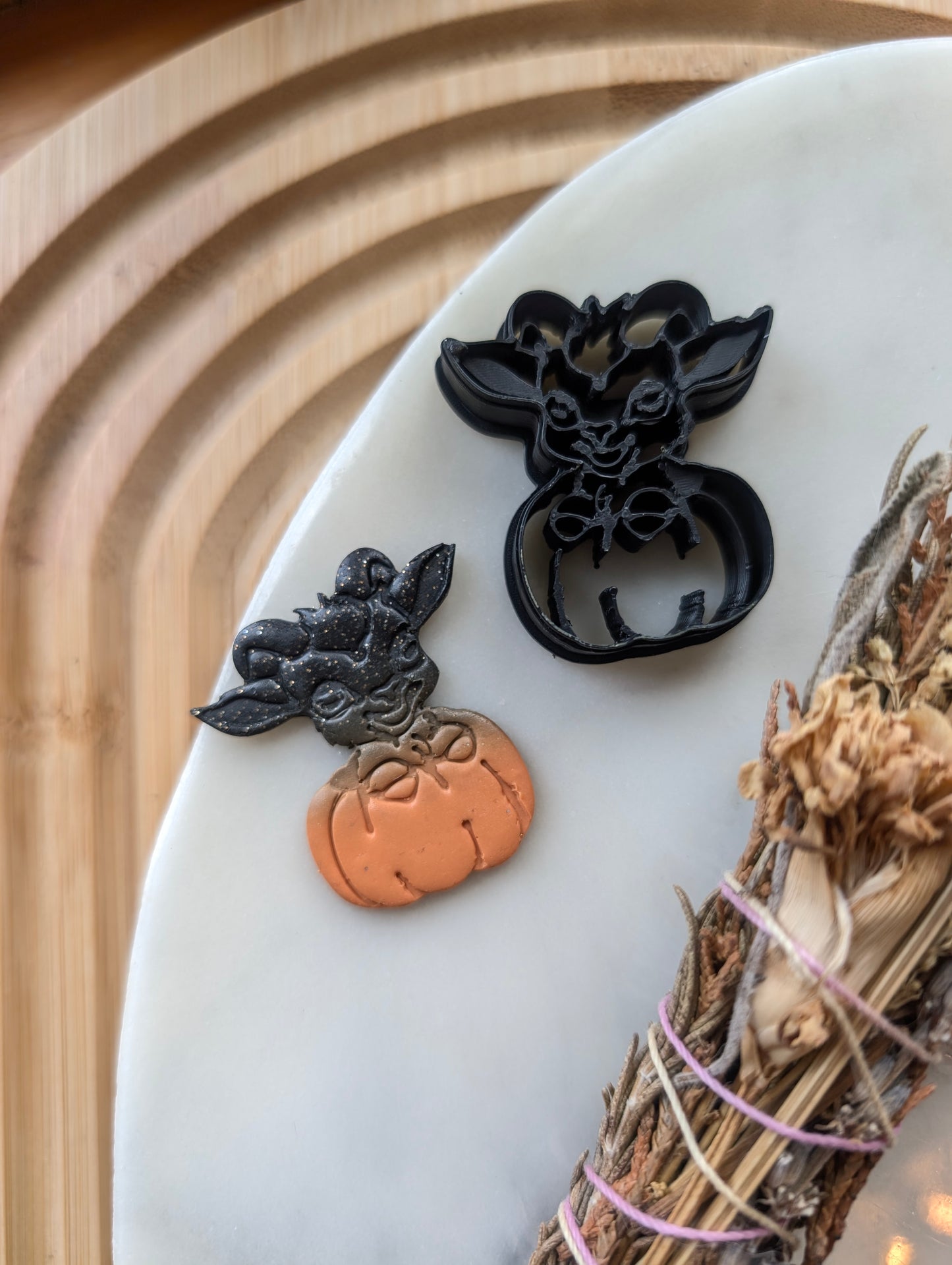 Goat in a Pumpkin Sharp Clay Cutter