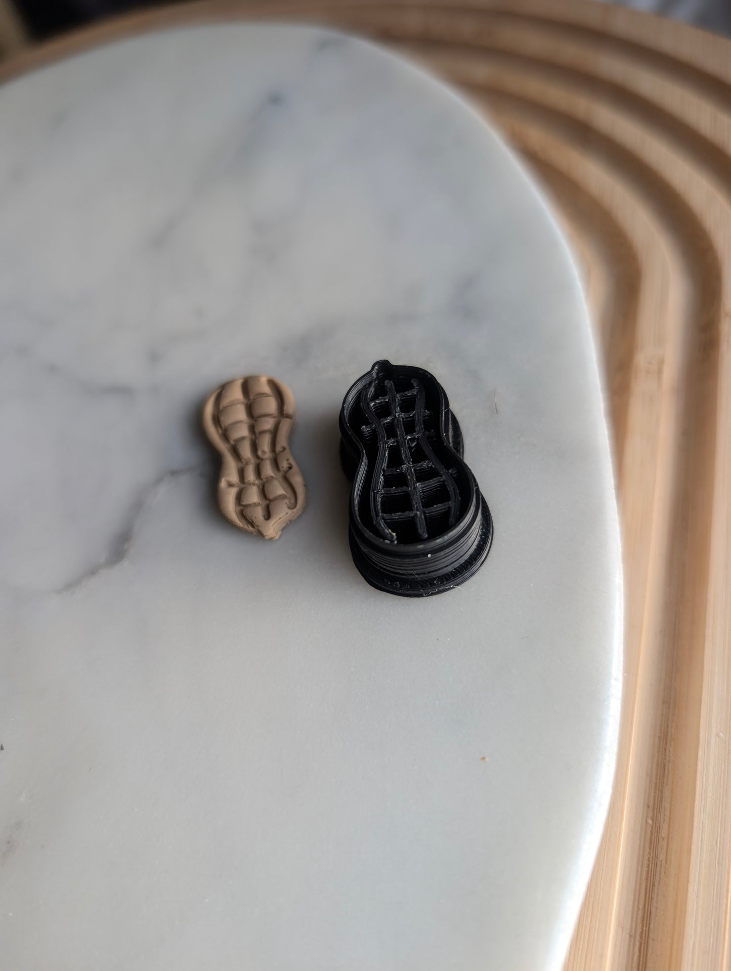 1 inch Peanut Sharp Clay Cutter