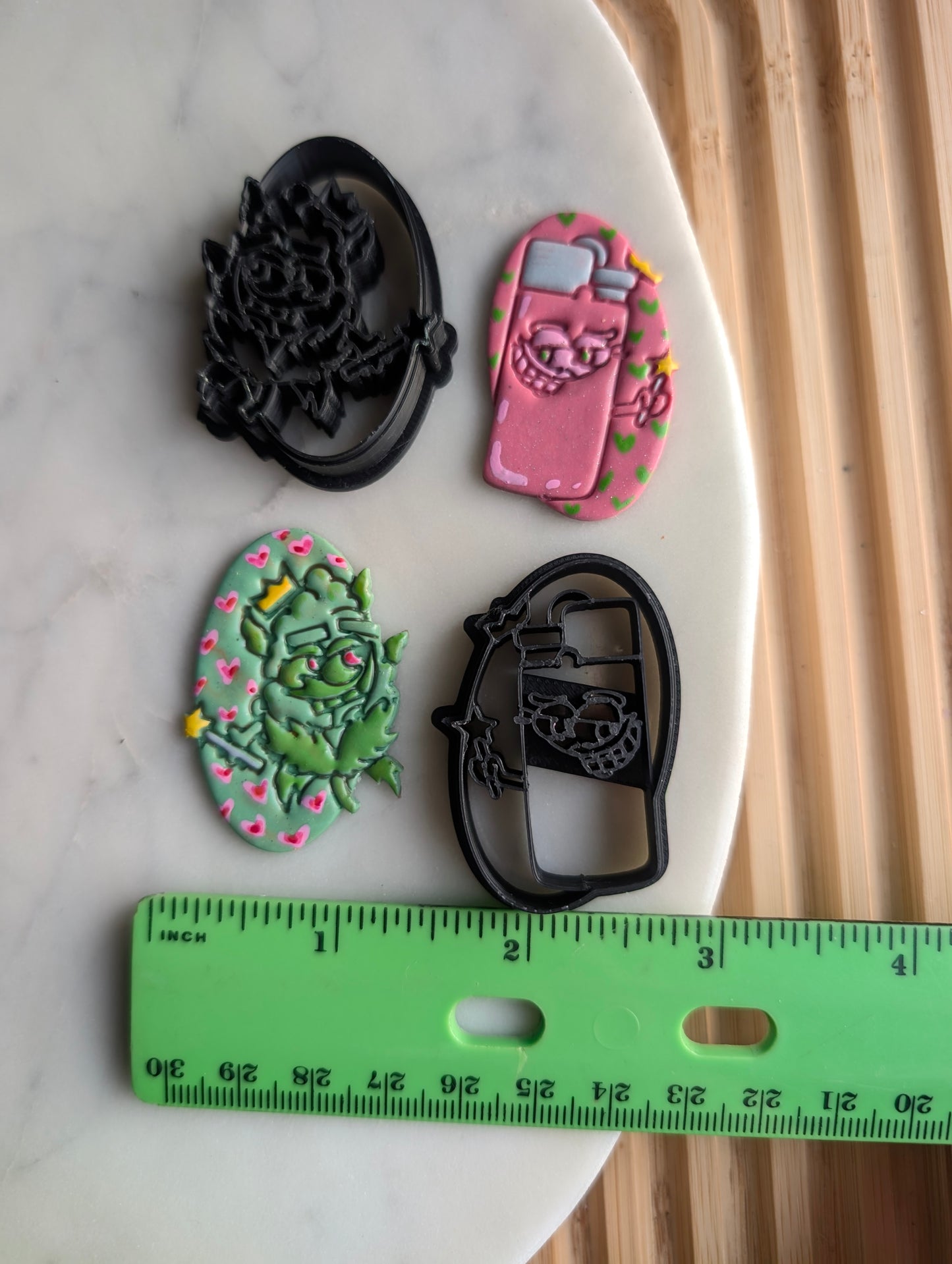 Stoner Fairy Godparents Odd Couple Sharp Clay Cutter