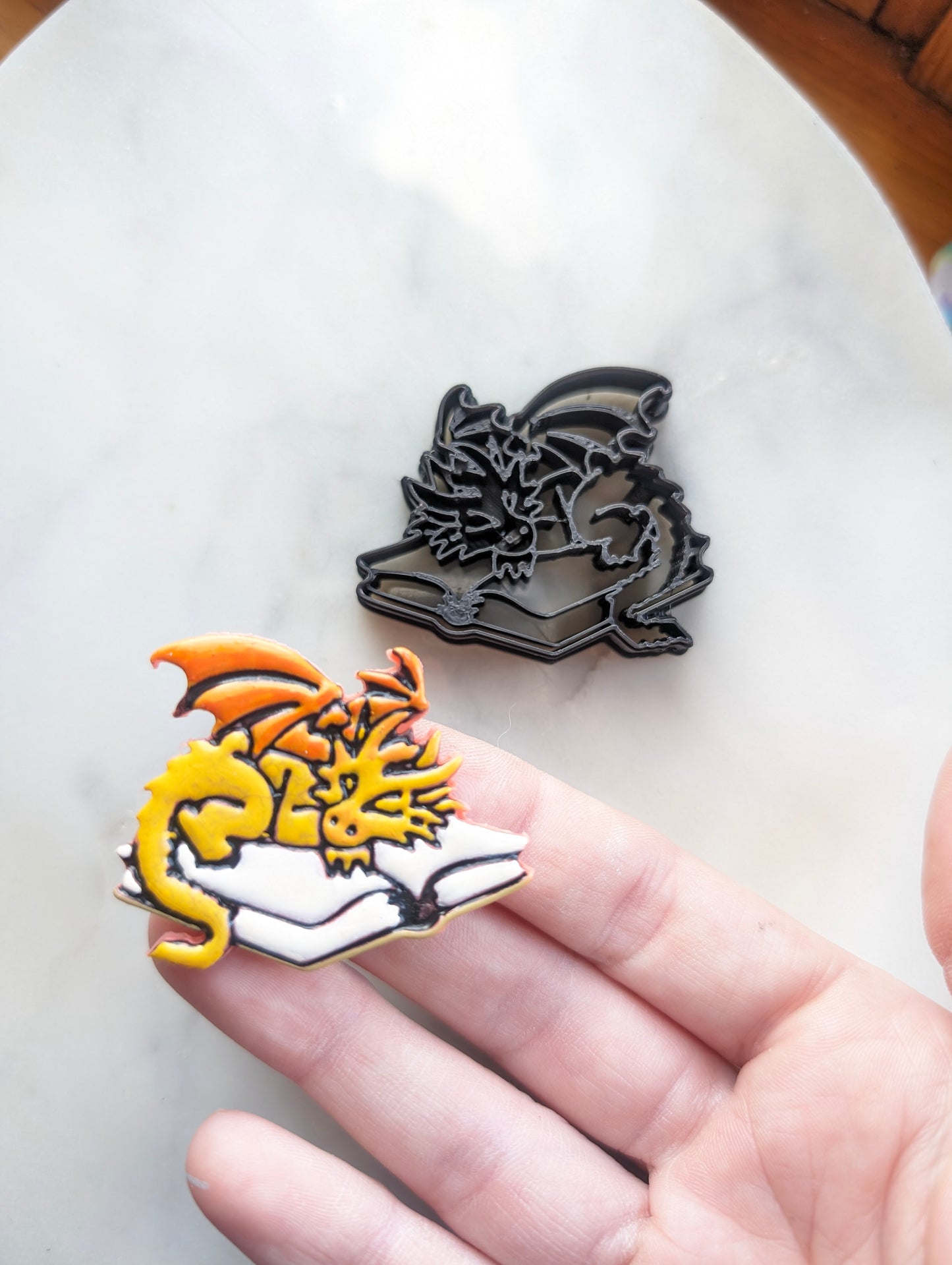 New Book Dragon on Single Story Sharp Clay Cutter