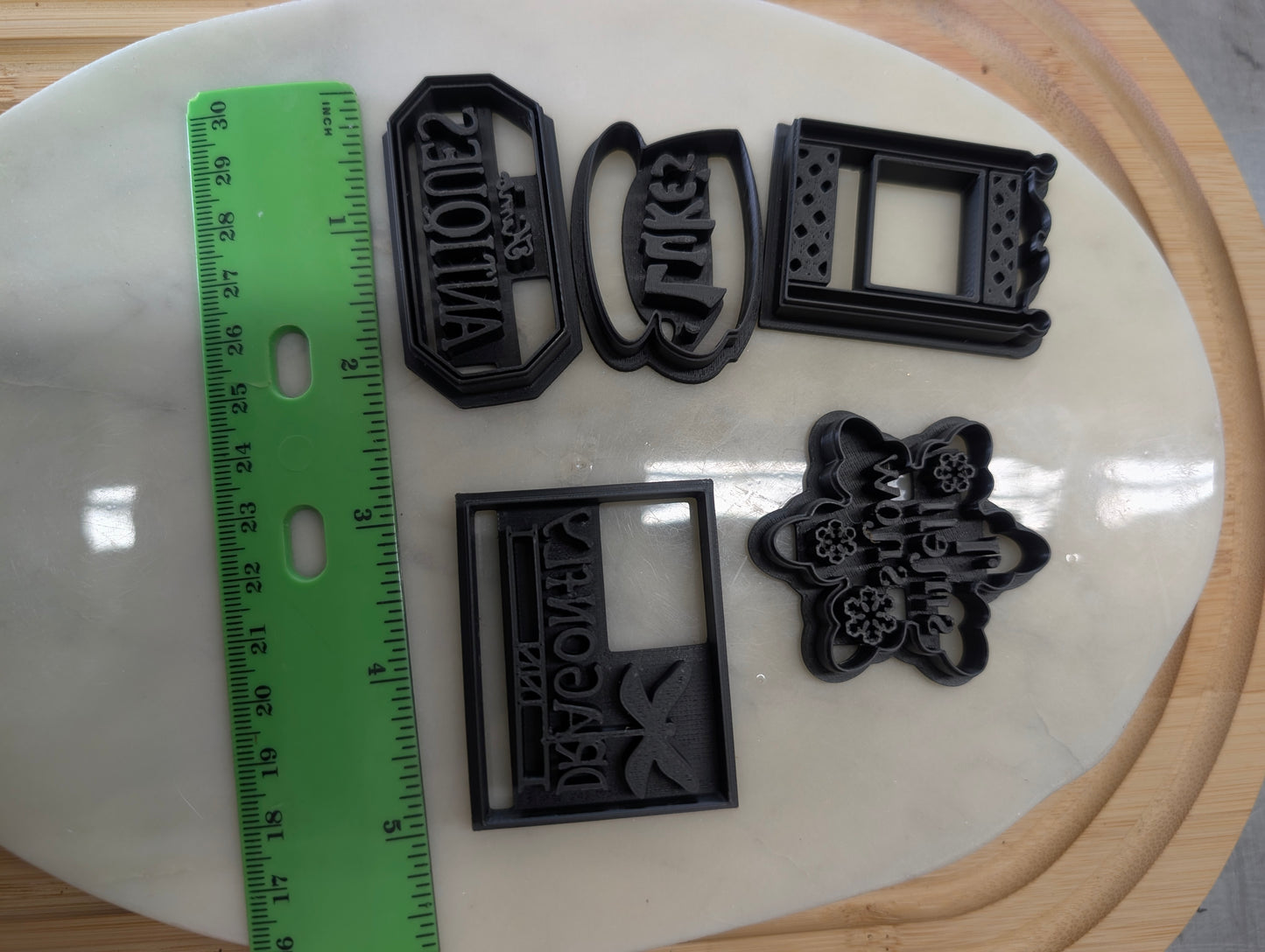 5 Girls of Gilmore Inspired Sets - Embossed Detailed Sharp Clay Cutters