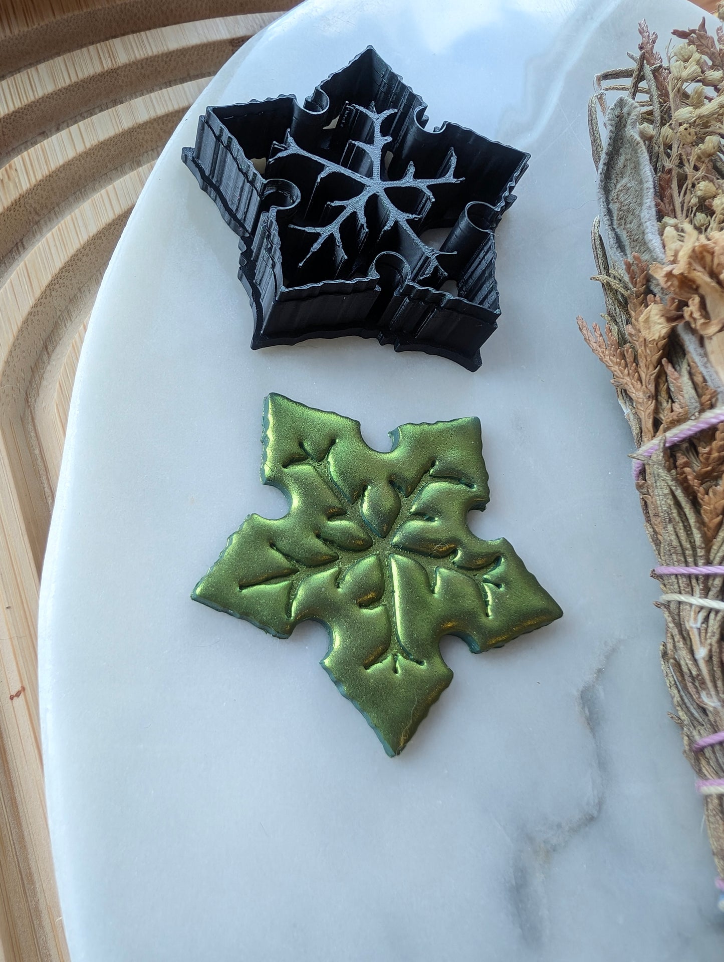 Tree Leaf Star Shape Sharp Clay Cutter