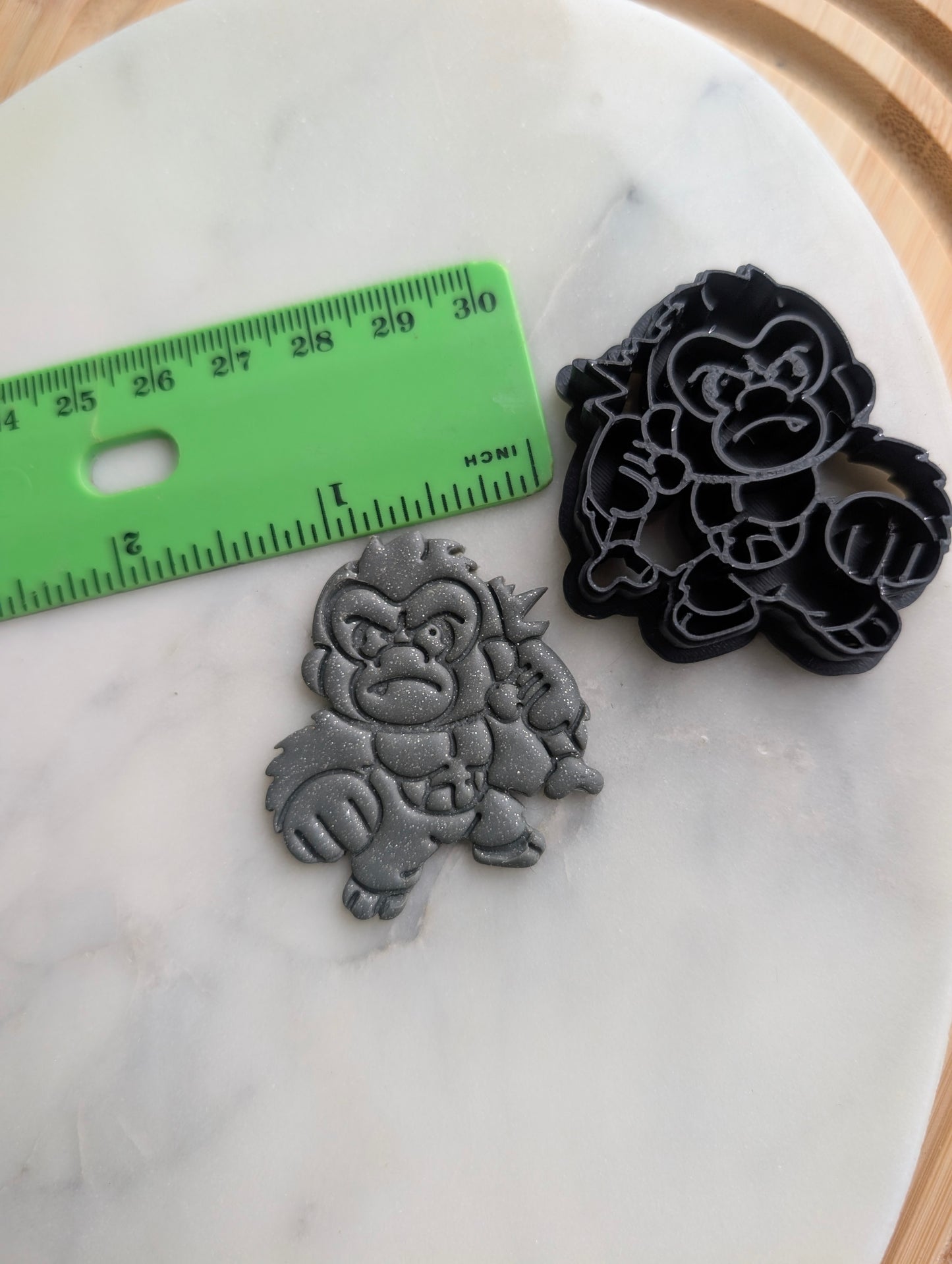 Kaiju King Kong Embossed Sharp Cutter for Clay and More