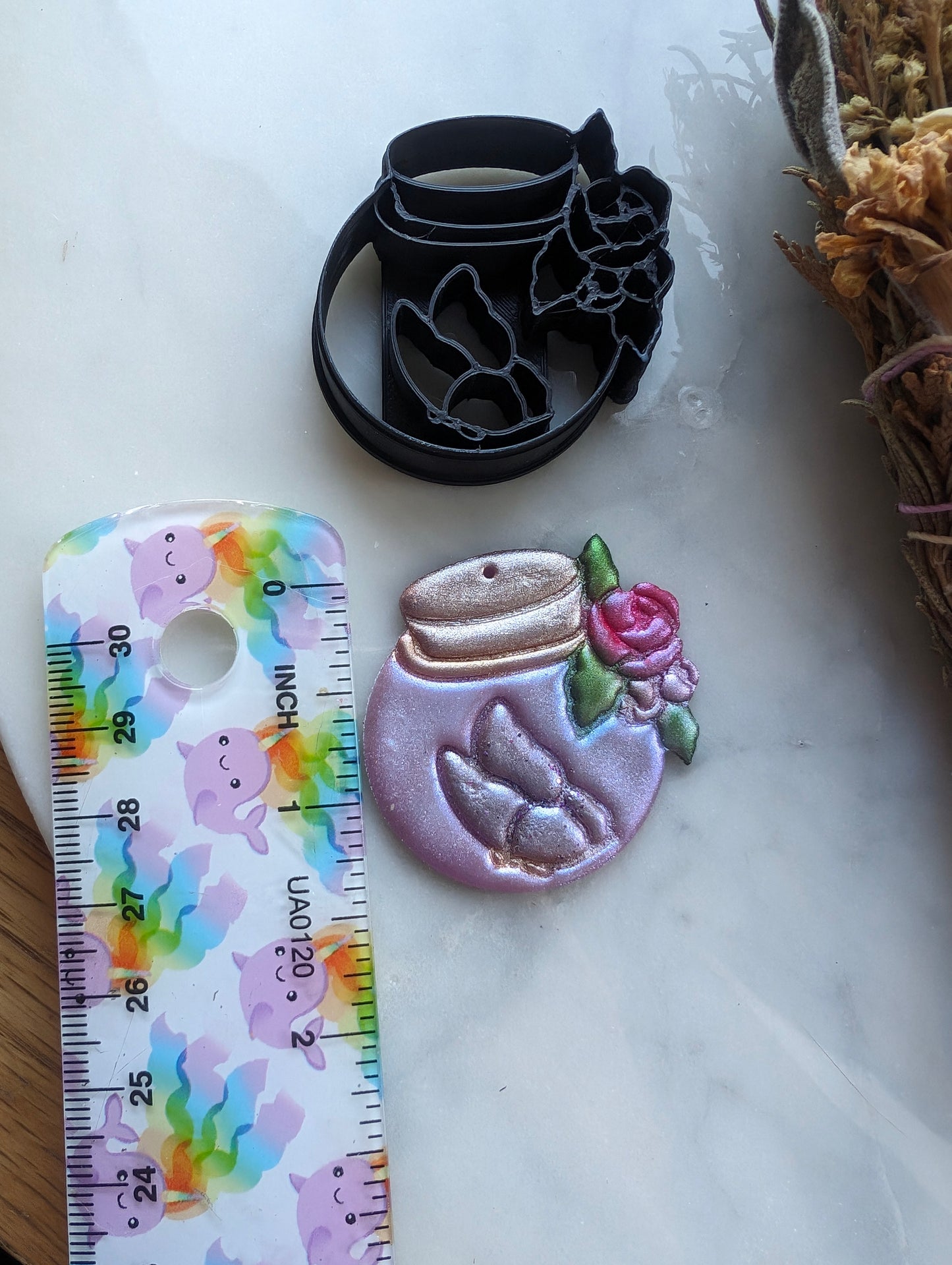 Butterfly Potion Bottle Sharp Clay Cutter