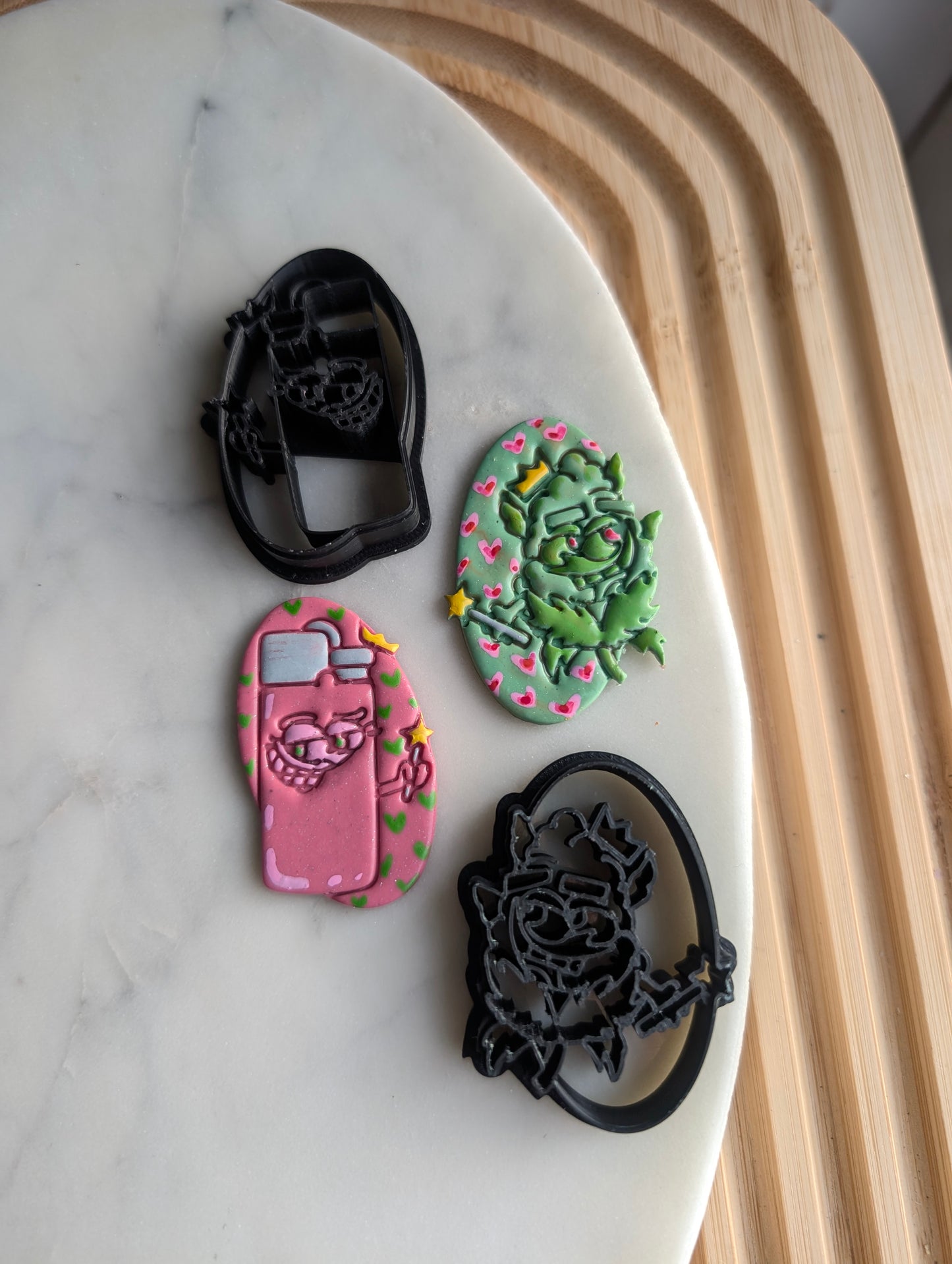 Stoner Fairy Godparents Odd Couple Sharp Clay Cutter