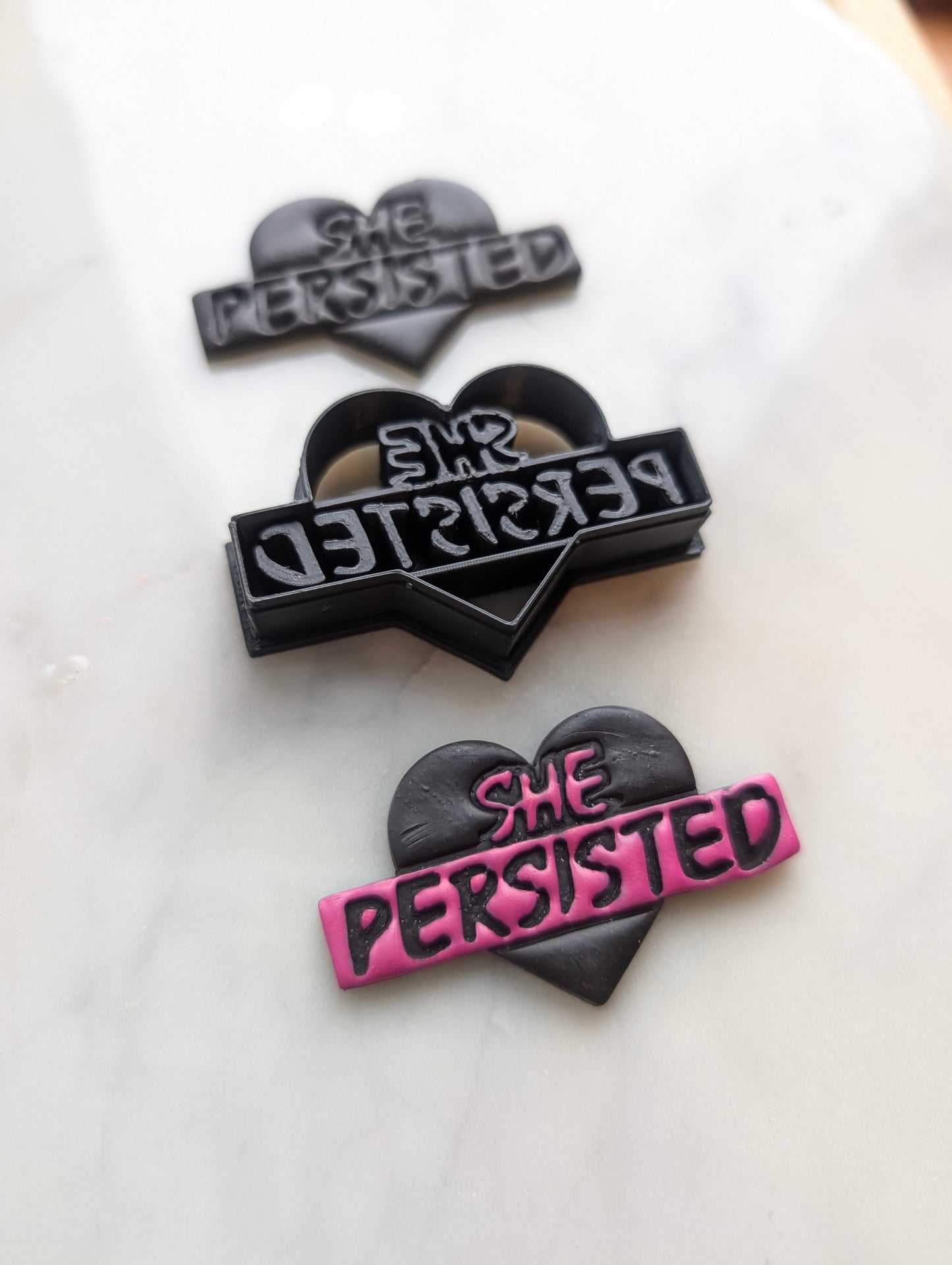 She Persisted Heart Sharp Clay Cutter