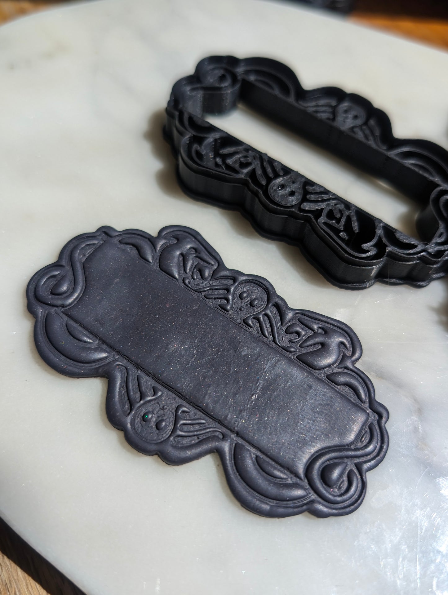 Pressed Graveyard Frame Clay Cutter