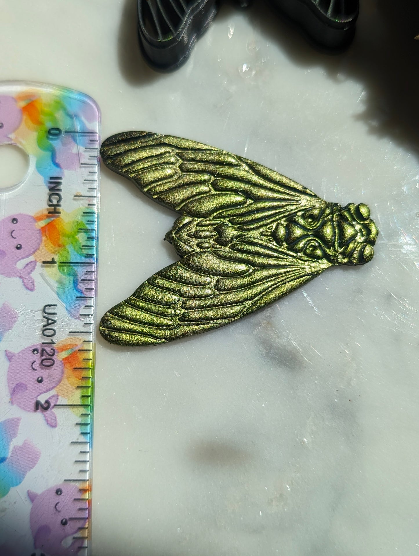 Large Tribal Cicada Sharp Clay Cutter