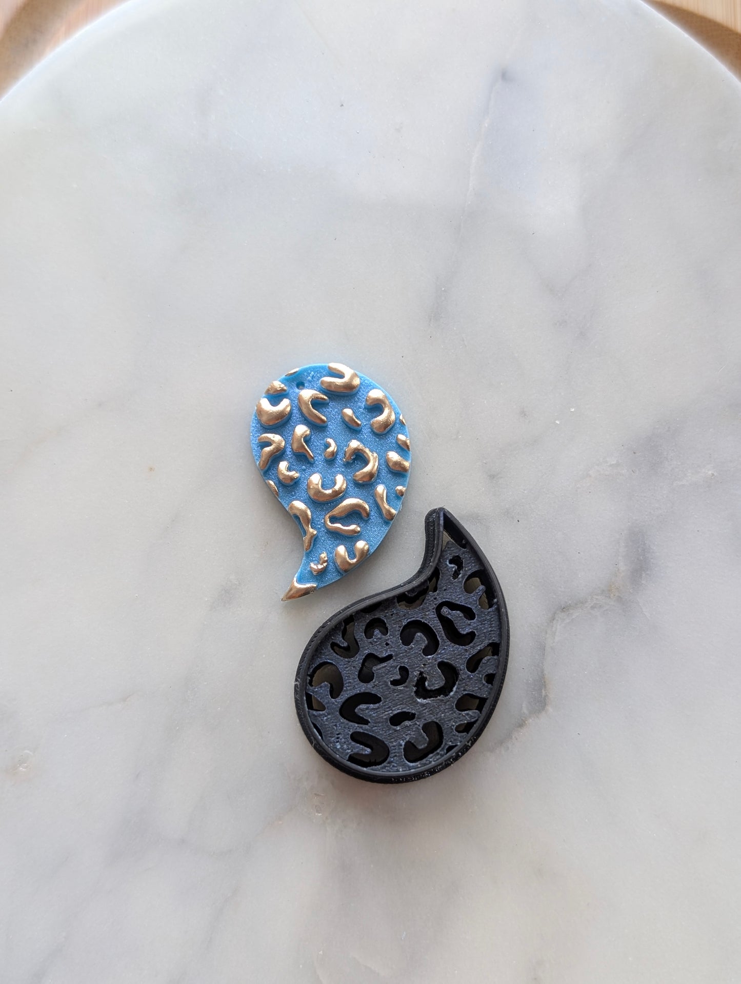 Set of 5 Leopard Print Shapes Sharp Clay Cutter