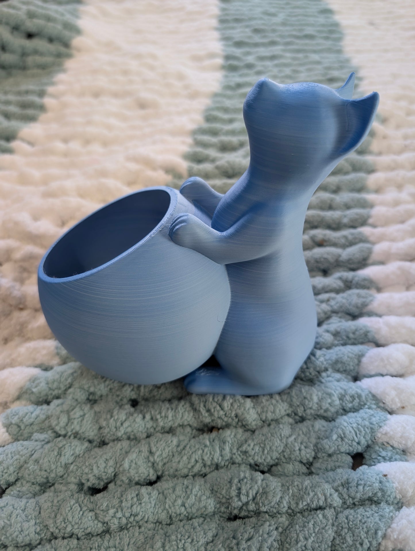 Cat Planter Container or Desk Organizer