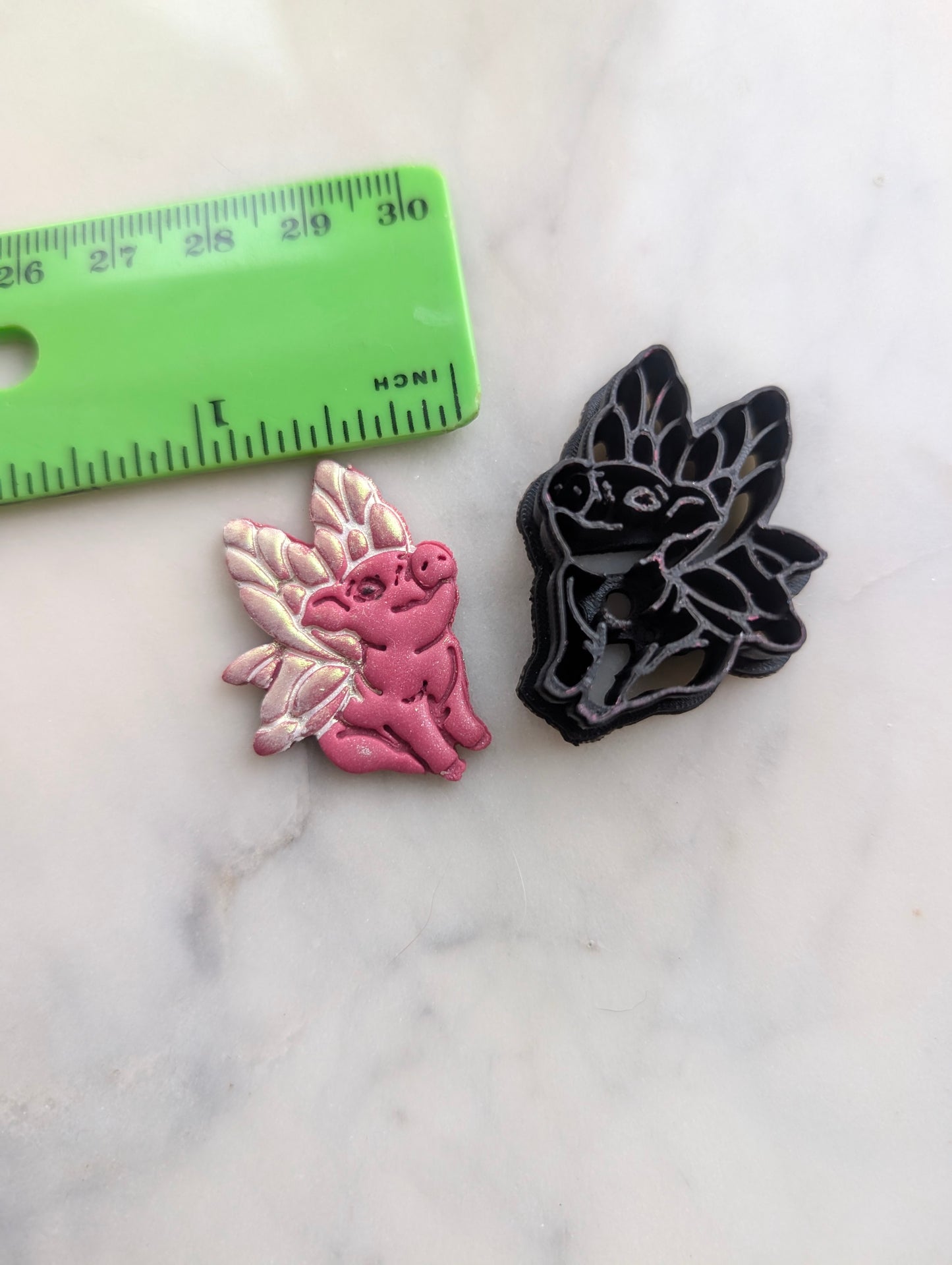 Pixie Pig with Wings Sharp Clay Cutter
