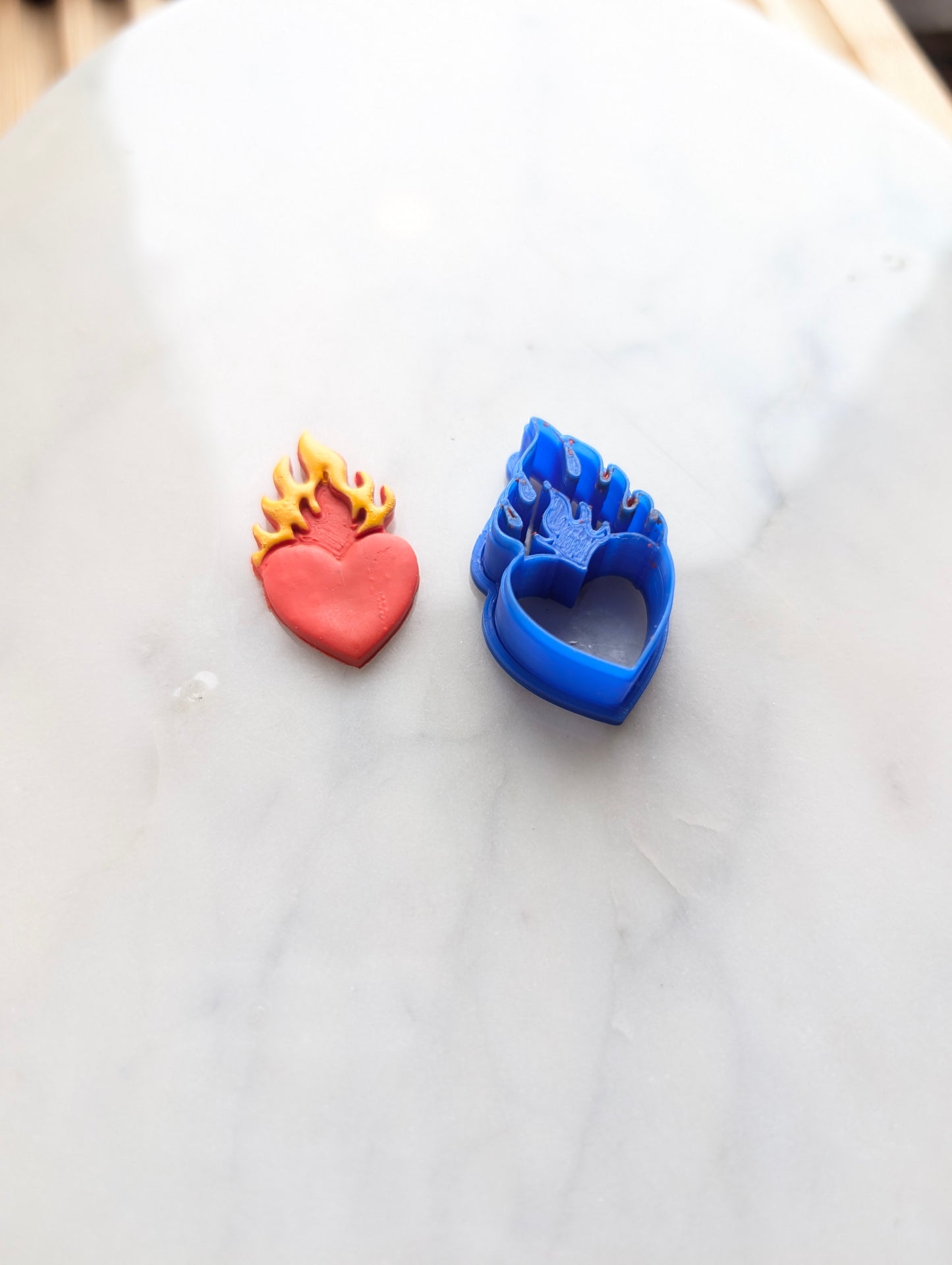 Heart on Fire Sharp Clay Cutter