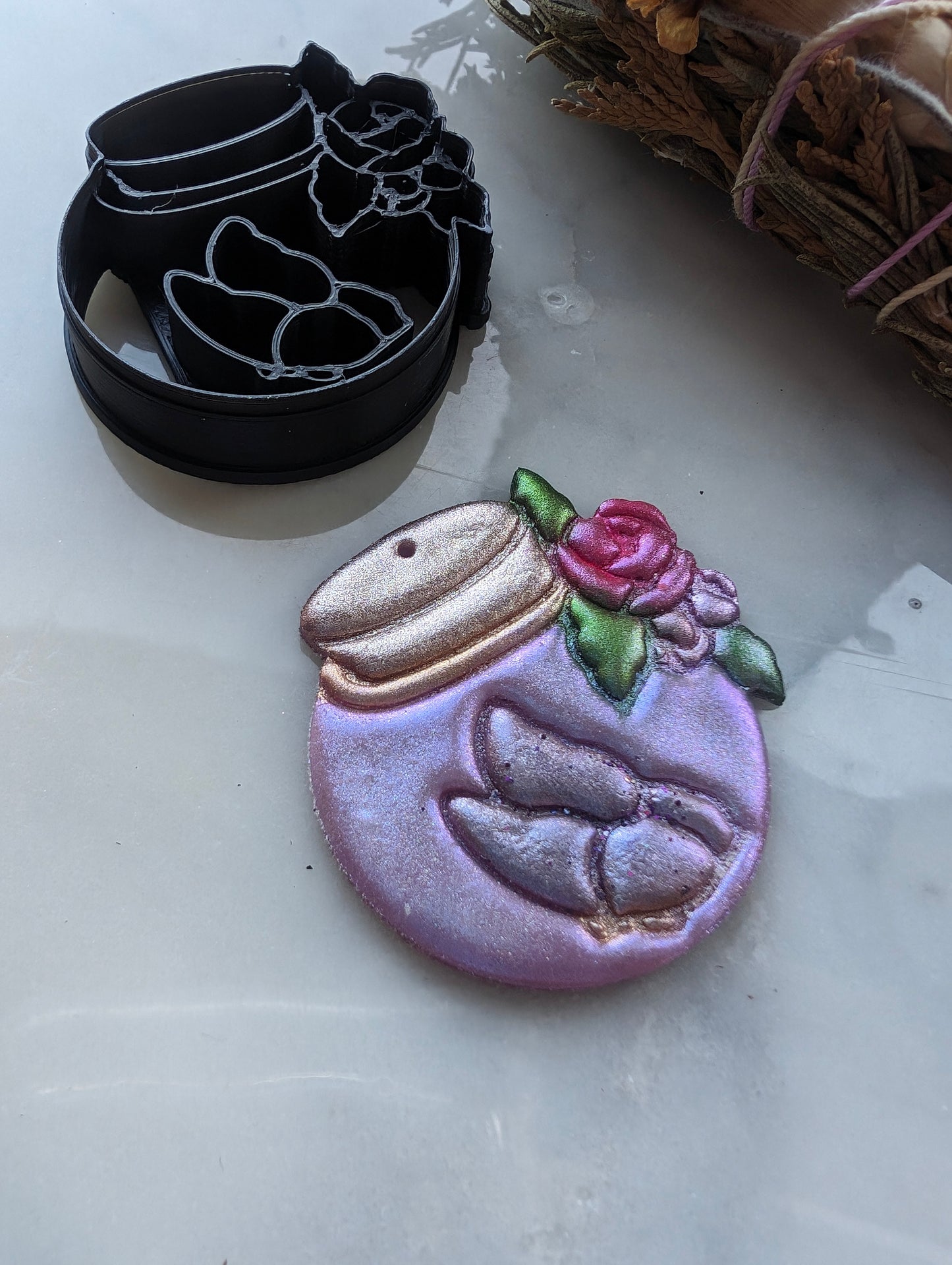Butterfly Potion Bottle Sharp Clay Cutter