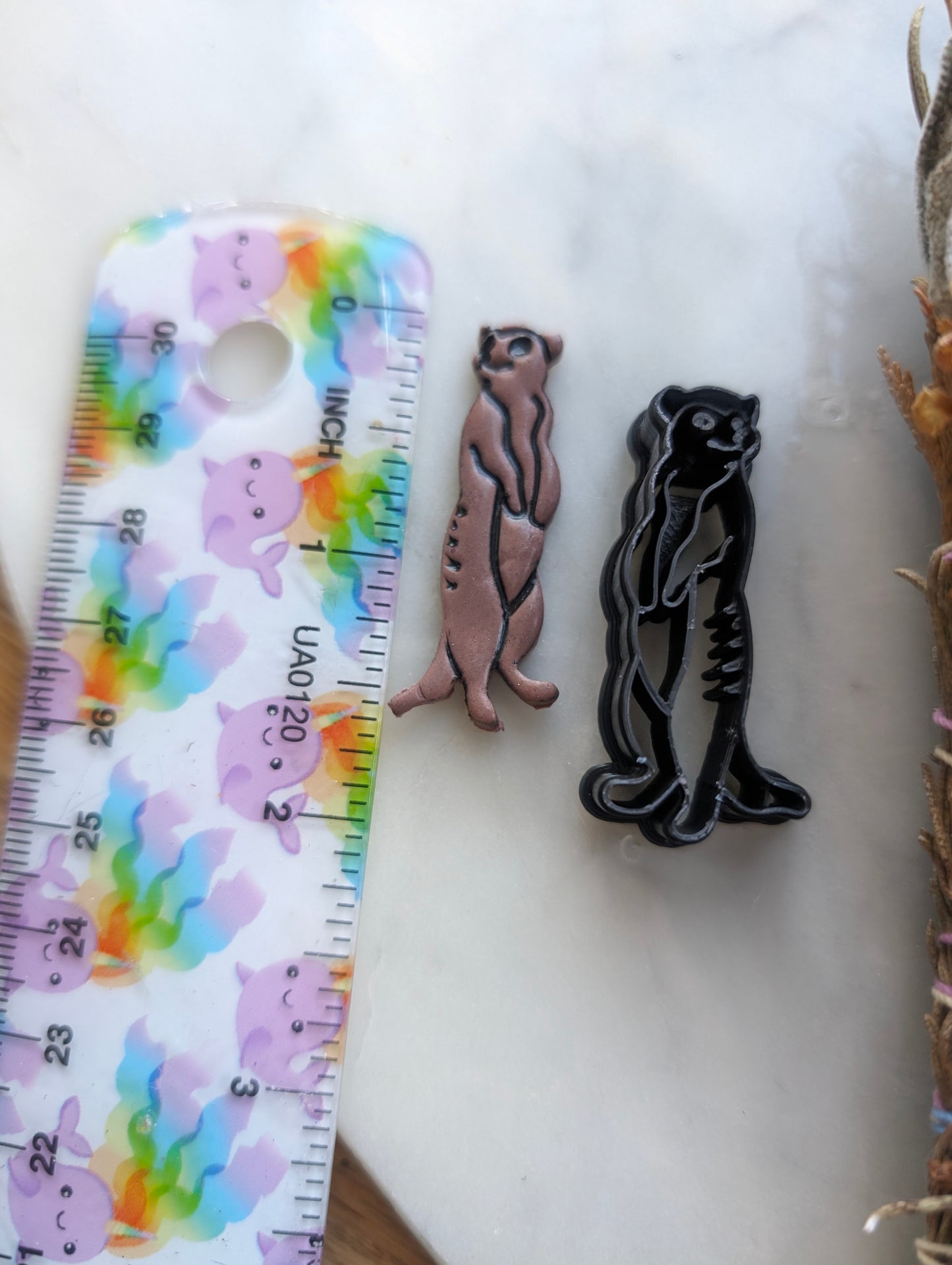 Standing Meerkat Sharp Clay Cutter