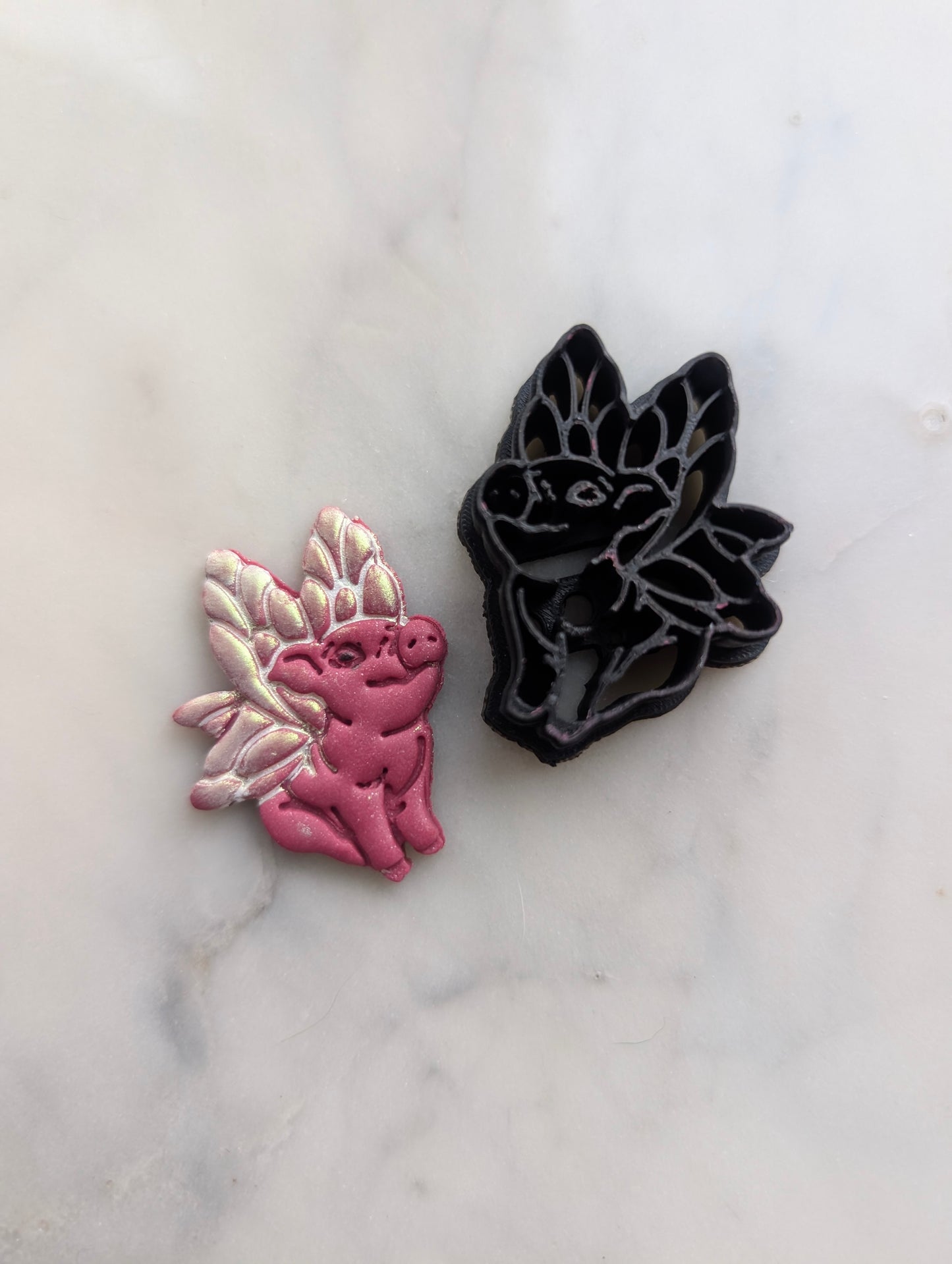 Pixie Pig with Wings Sharp Clay Cutter