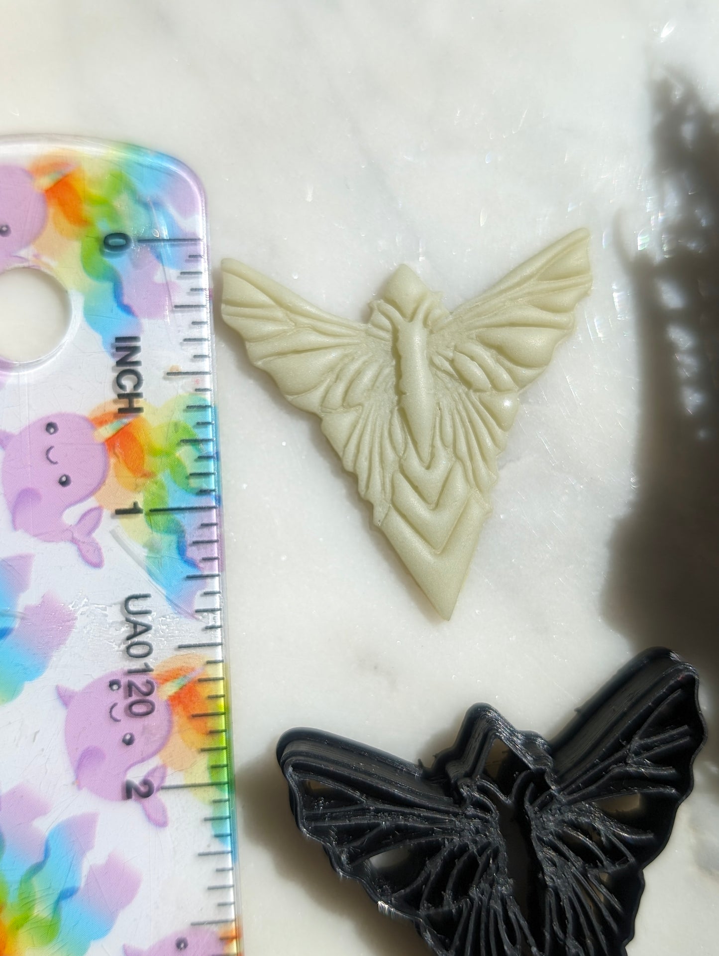 Moth in Diamonds Sharp Clay Cutter
