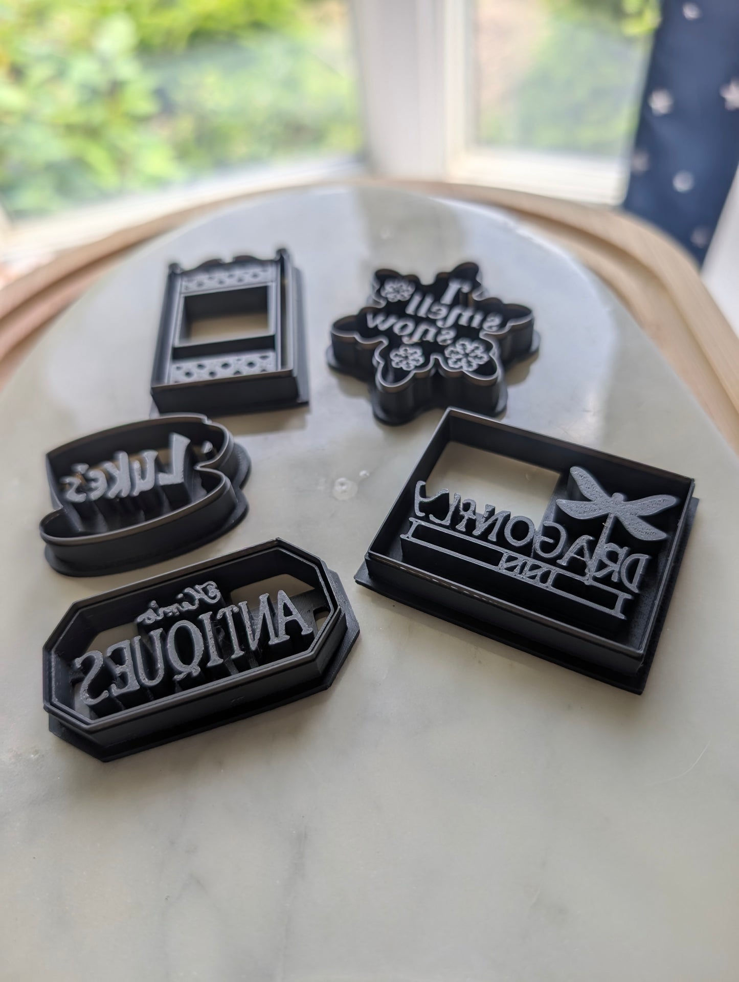 5 Girls of Gilmore Inspired Sets - Embossed Detailed Sharp Clay Cutters