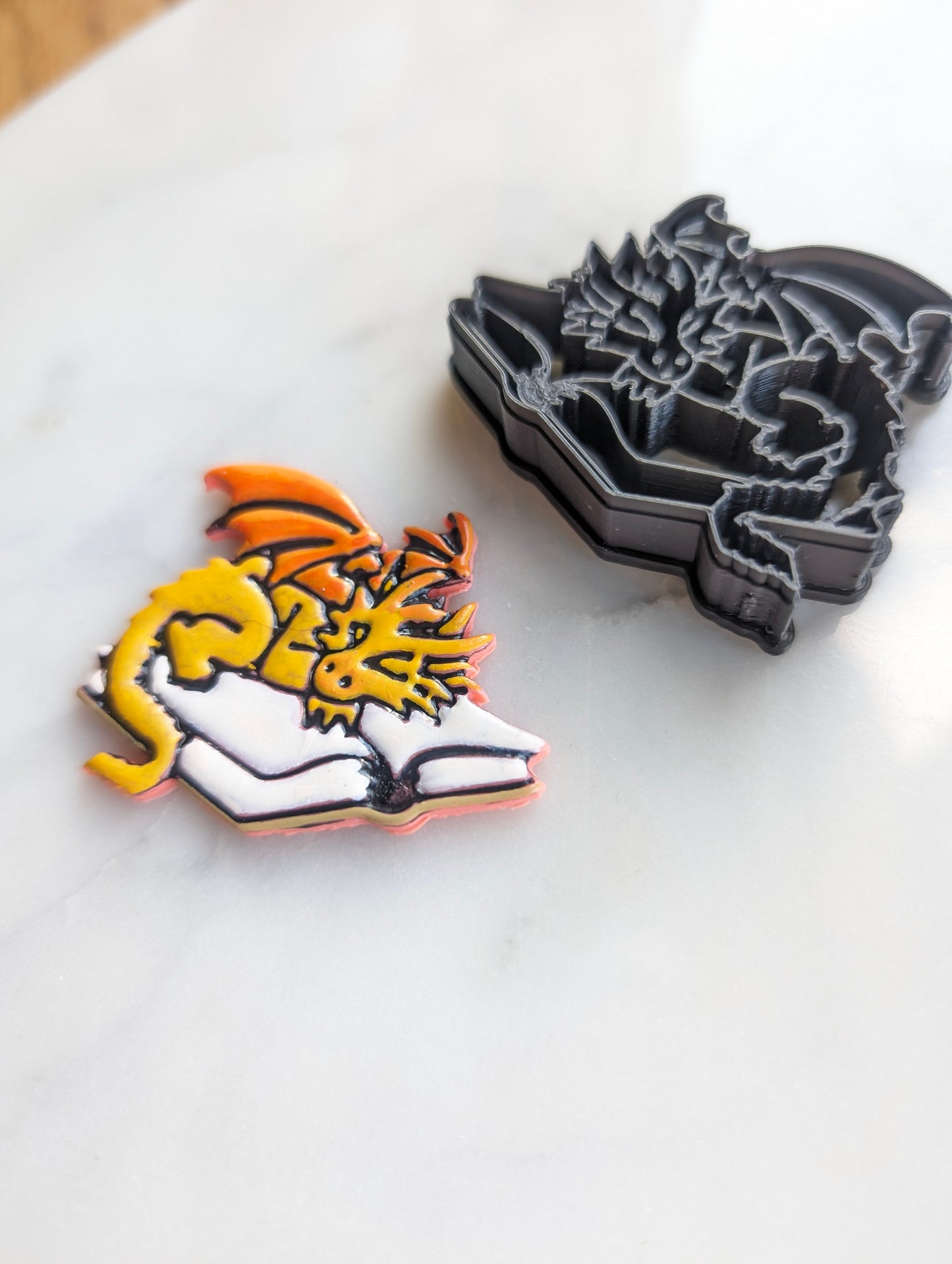 New Book Dragon on Single Story Sharp Clay Cutter