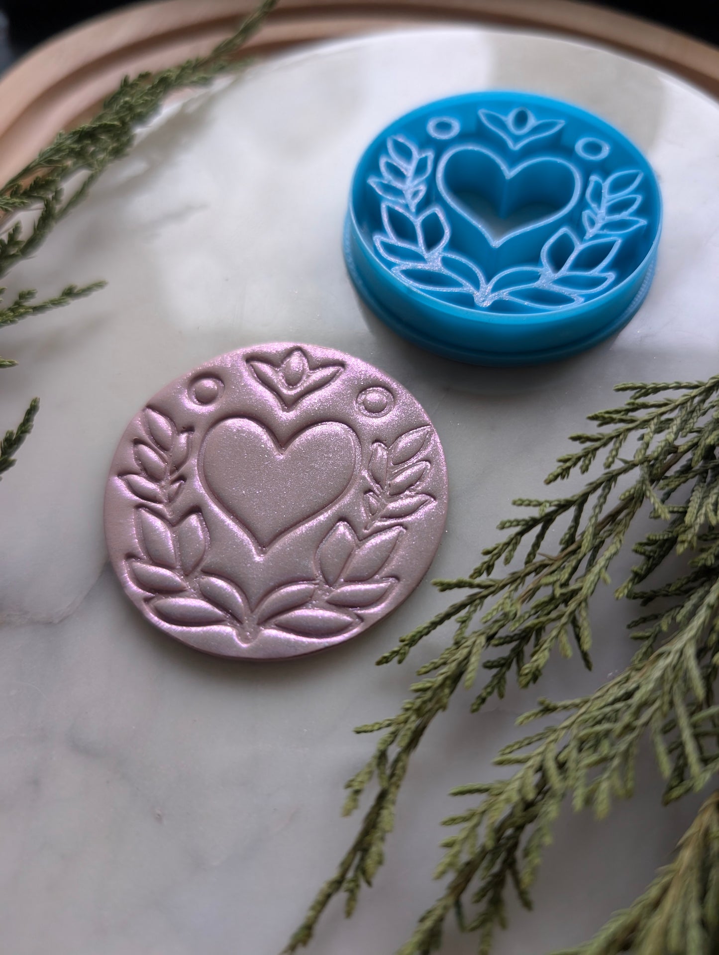 Heart of Hope in Circle Sharp Clay Cutter