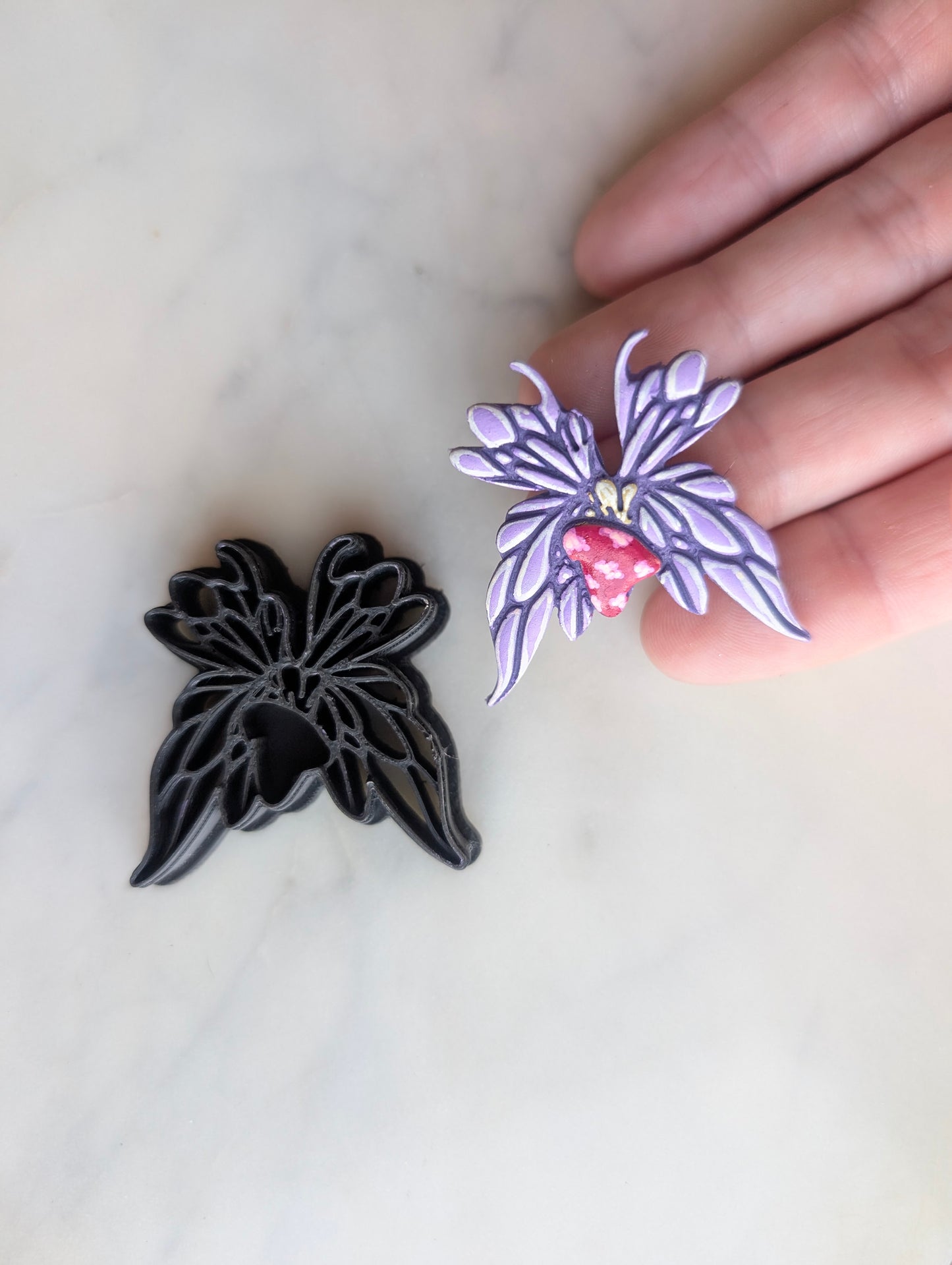 Mushroom Toadstool with Fairy Wings Sharp Clay Cutter