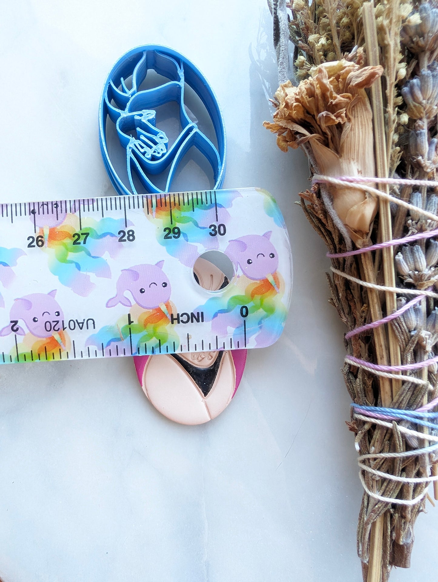 Sexy Babe in Undergarments Oval Sharp Clay Cutter