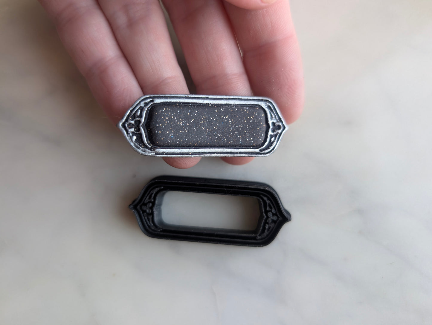 Slender Stained Glass Frame Sharp Clay Cutter