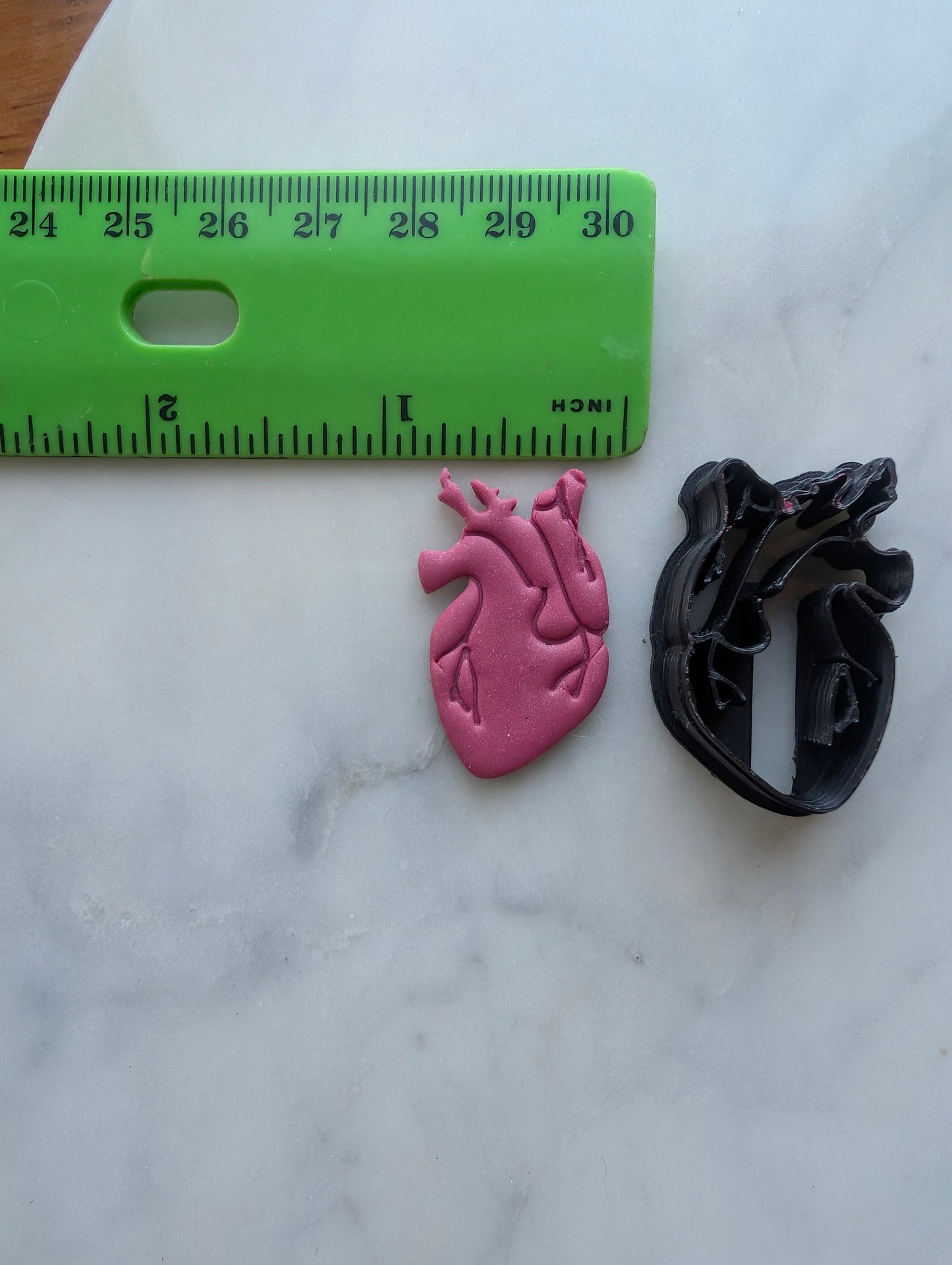 Anatomical Heart Sharp Clay Cutter