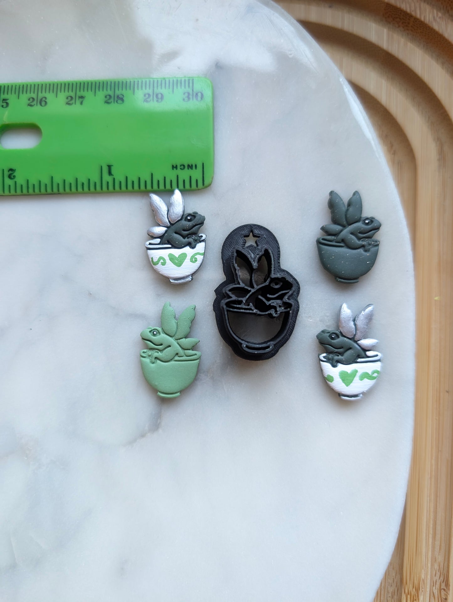 STUD Toad in a Teacup Sharp Clay Cutter