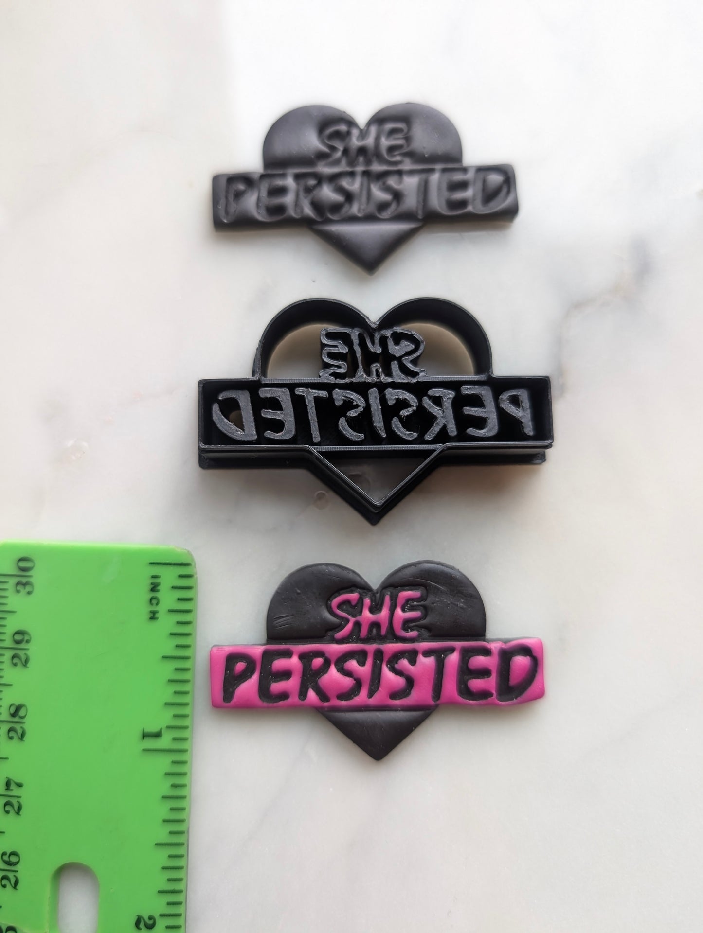 She Persisted Heart Sharp Clay Cutter