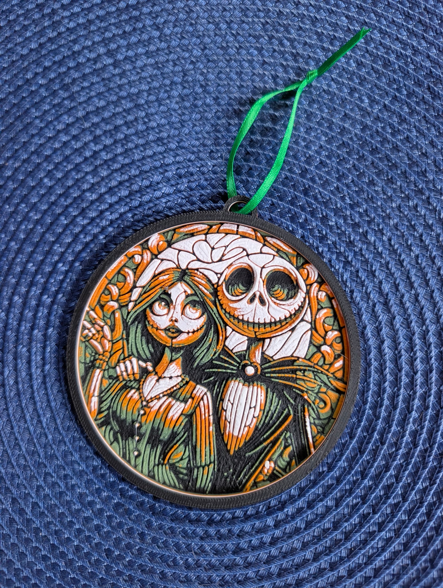 Christmas Nightmare Couple Holiday Ornament