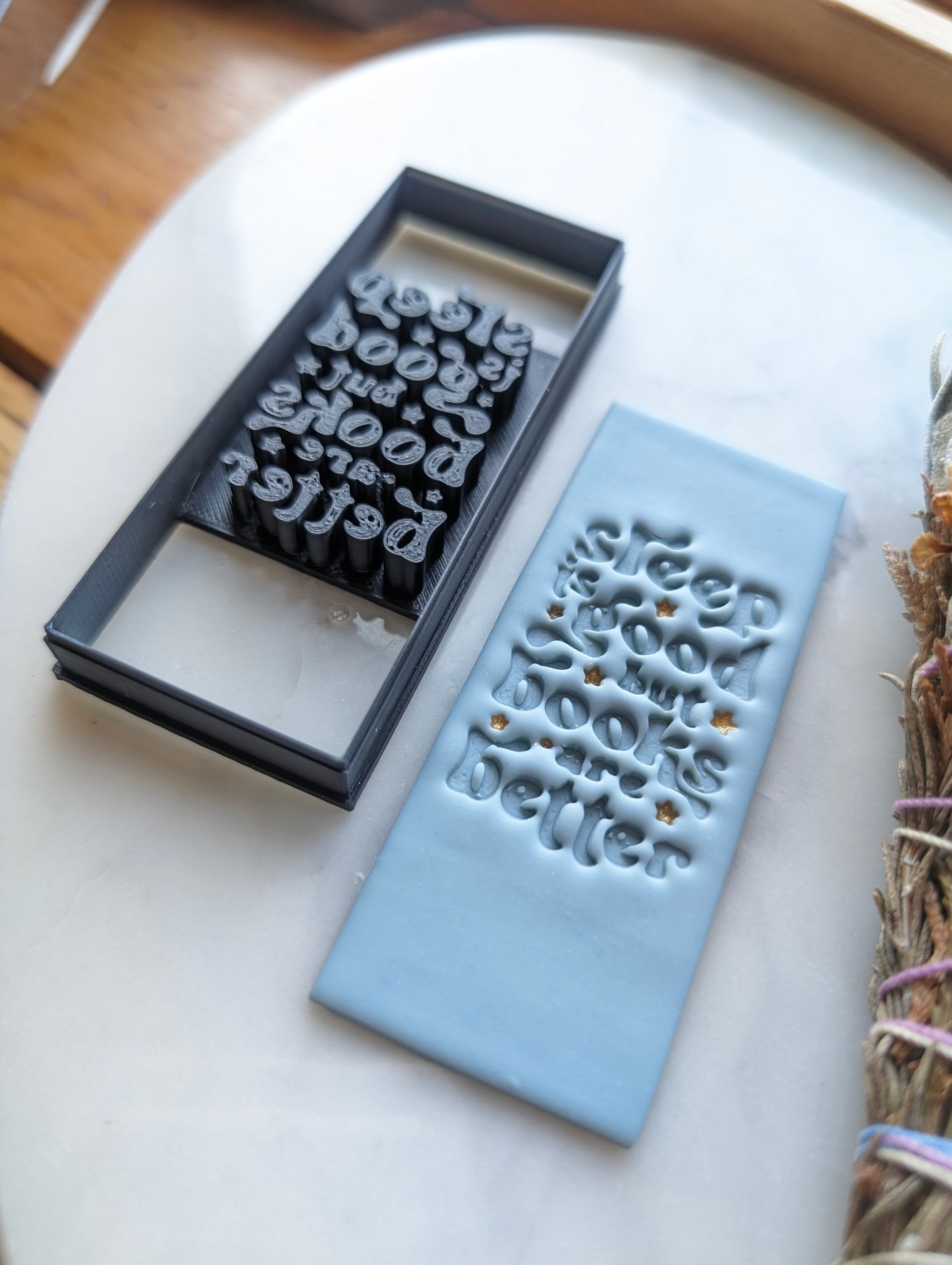 Sleep is Good But Books Are Better Should Be Closed Bookmark Sharp Clay Cutter