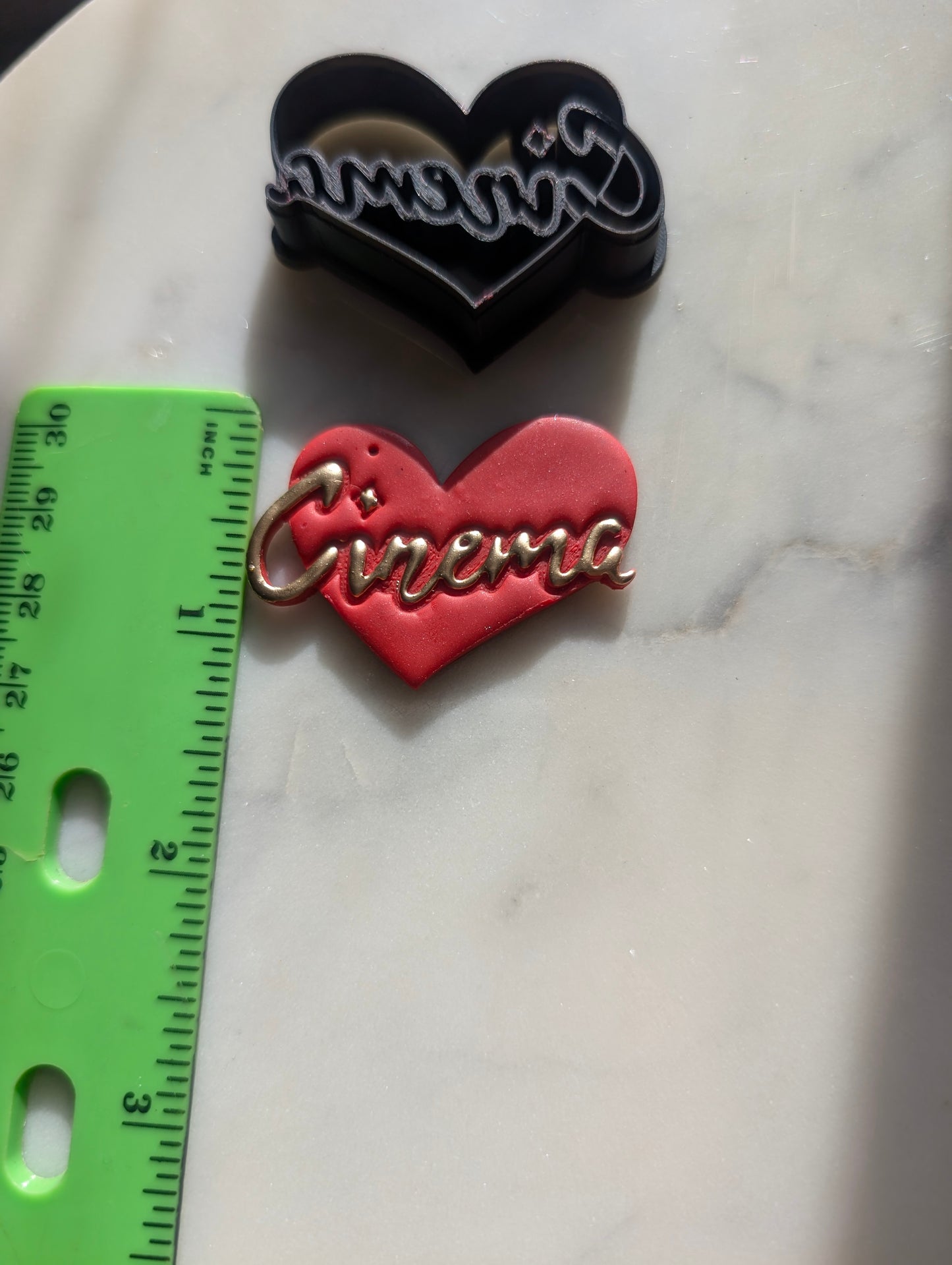 Cinema Heart Sharp Clay Cutter