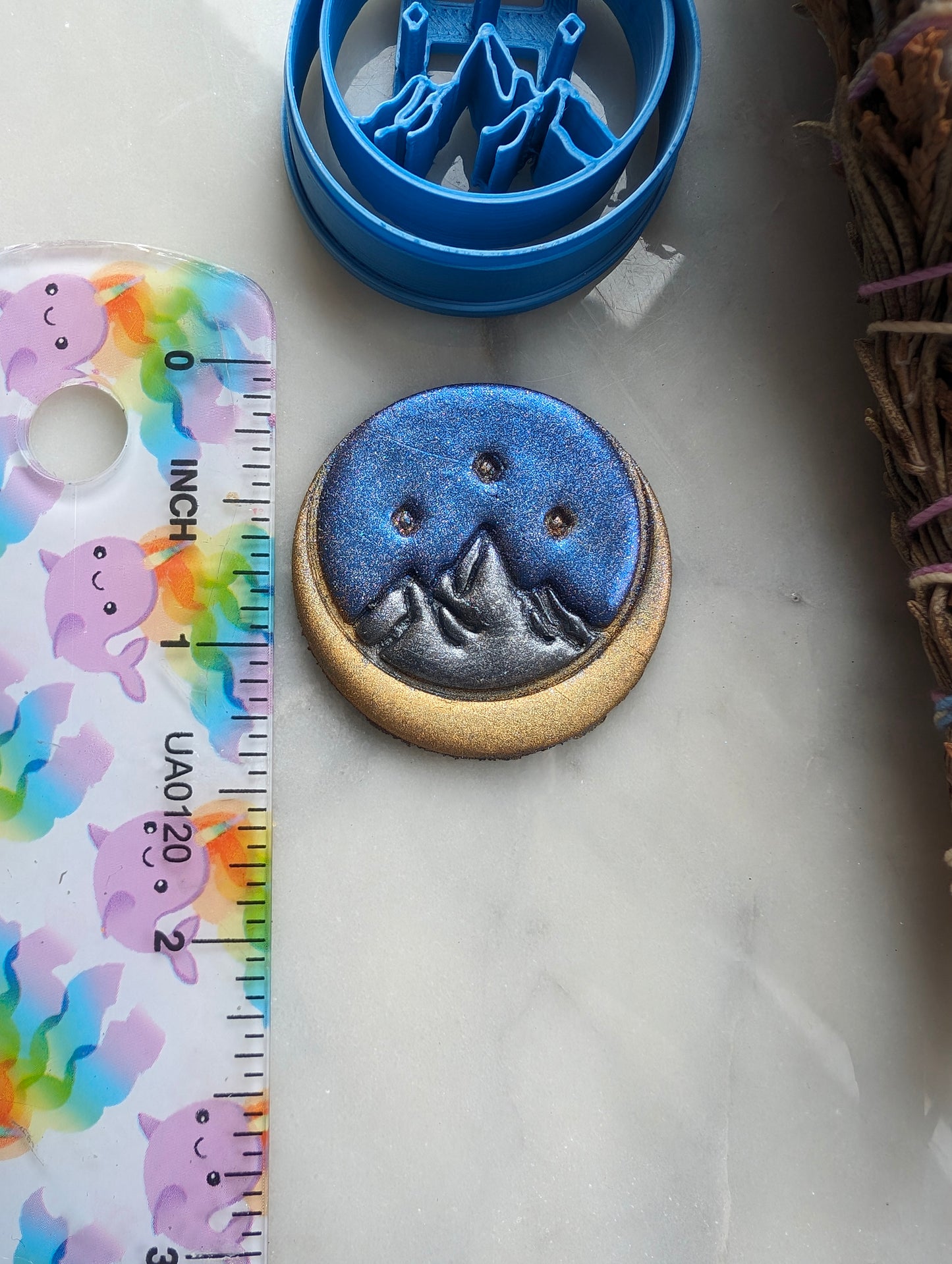 Night Court Ramiel Mountains on Crescent Moon Sharp Clay Cutter