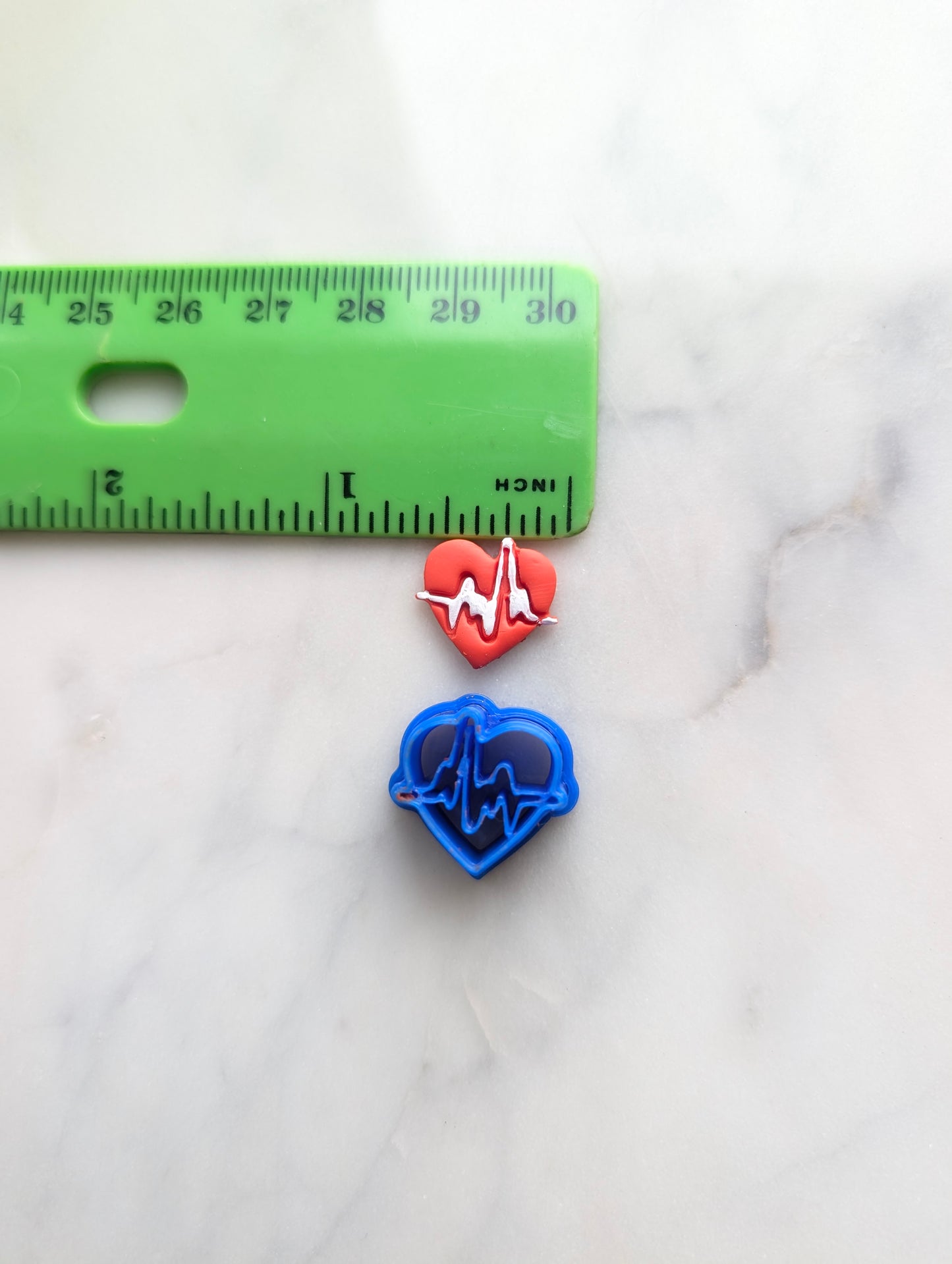 Heart with Pulse Rate Sharp Clay Cutter