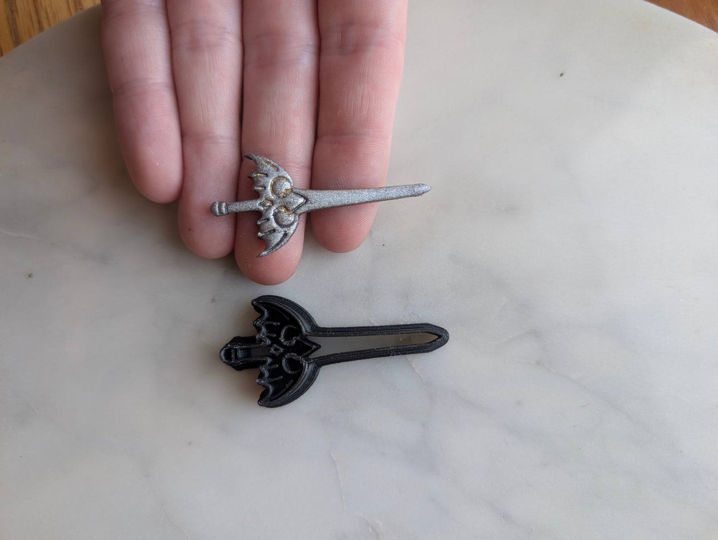 Sword With Dragon Hilt Sharp Clay Cutter