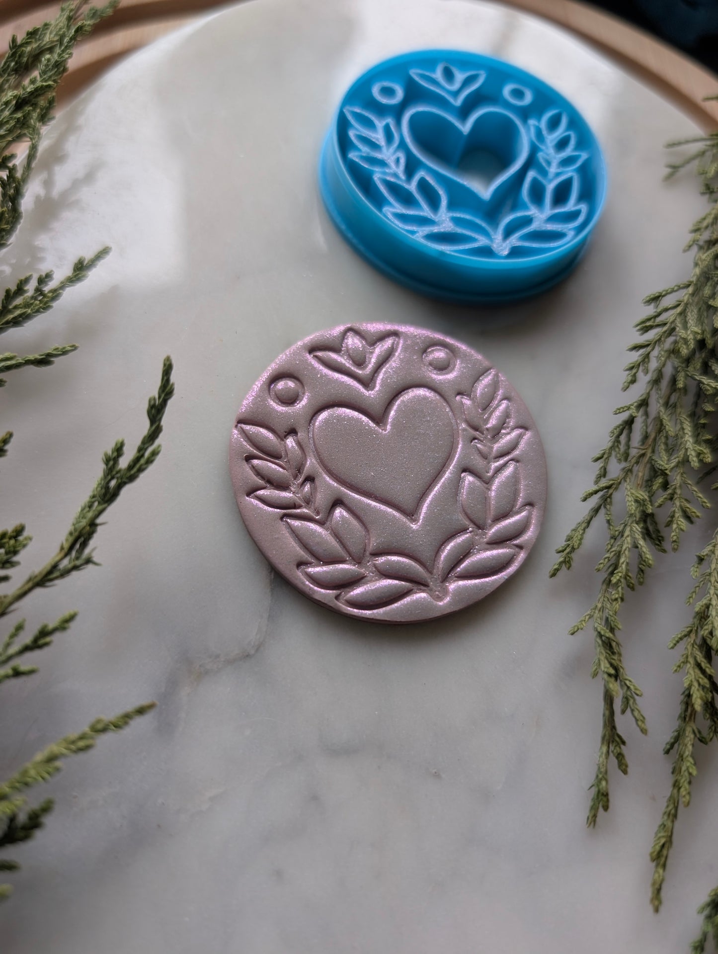 Heart of Hope in Circle Sharp Clay Cutter