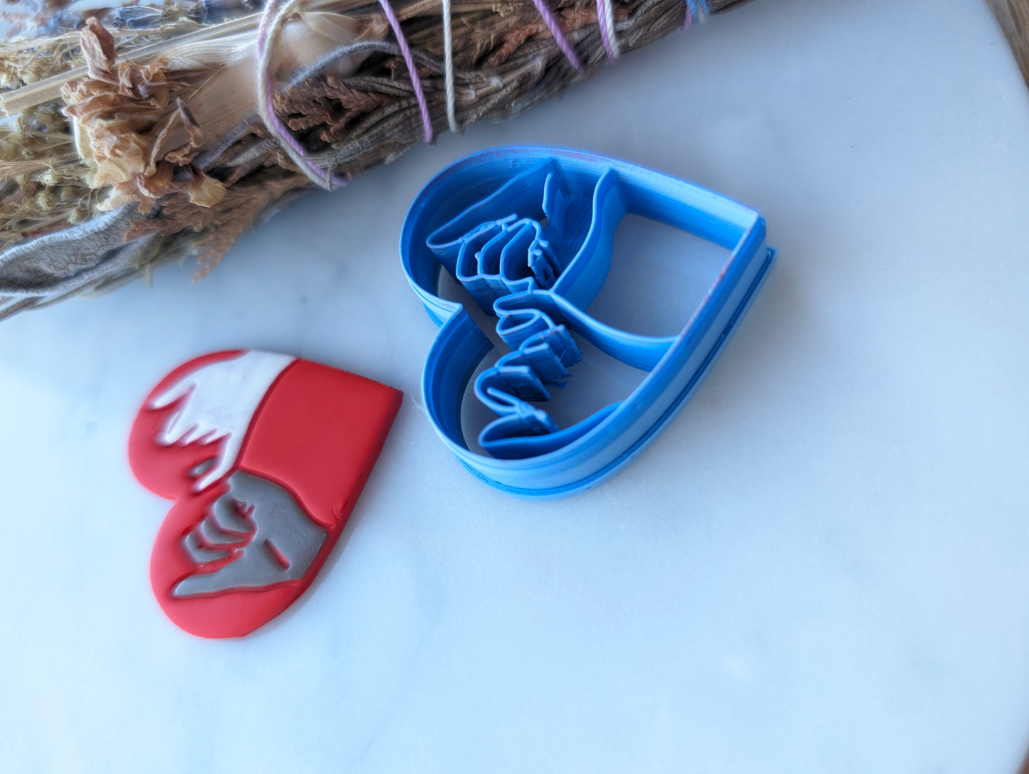 Pinky Promise Heart Sharp Clay Cutter