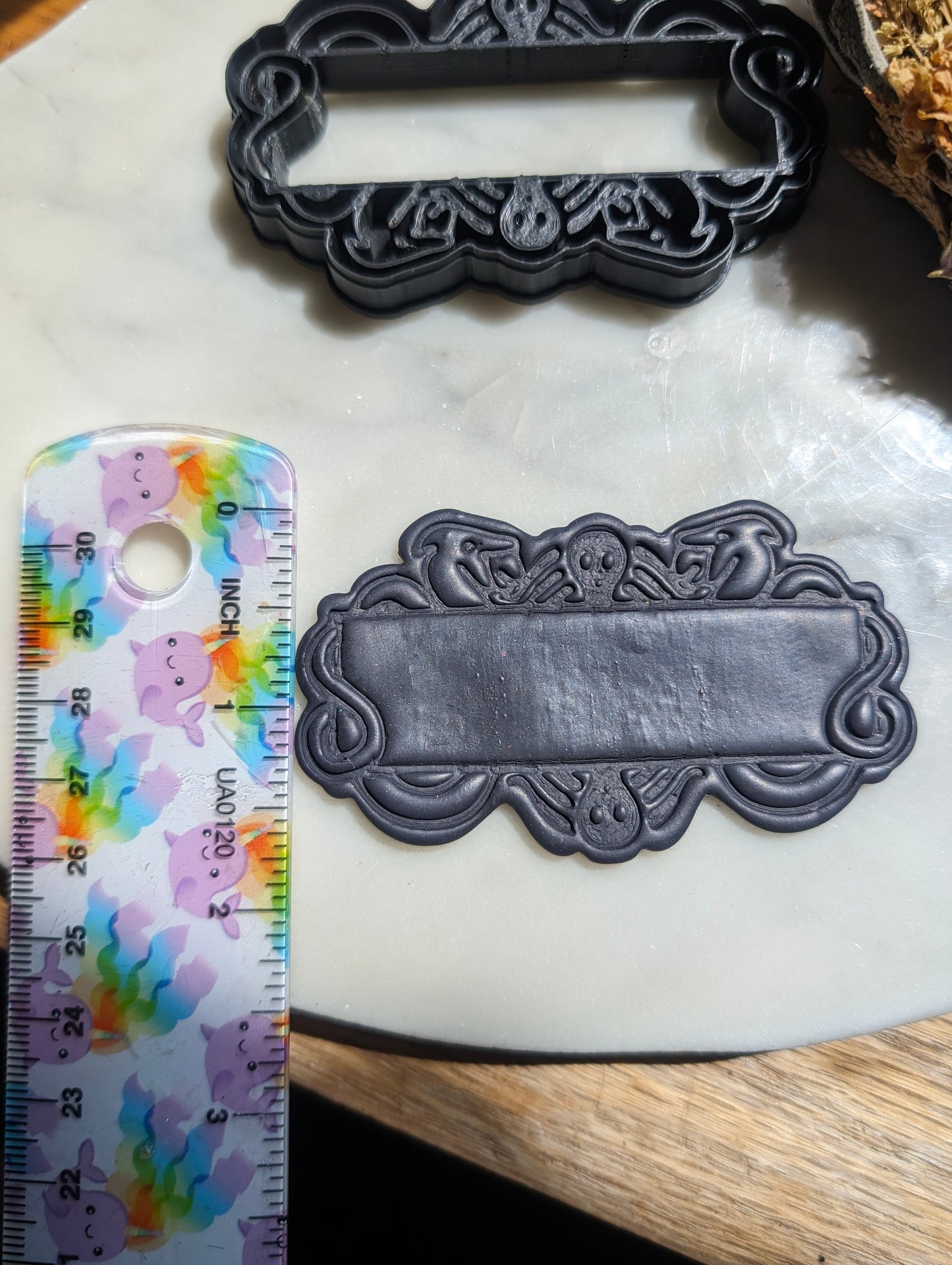 Pressed Graveyard Frame Clay Cutter